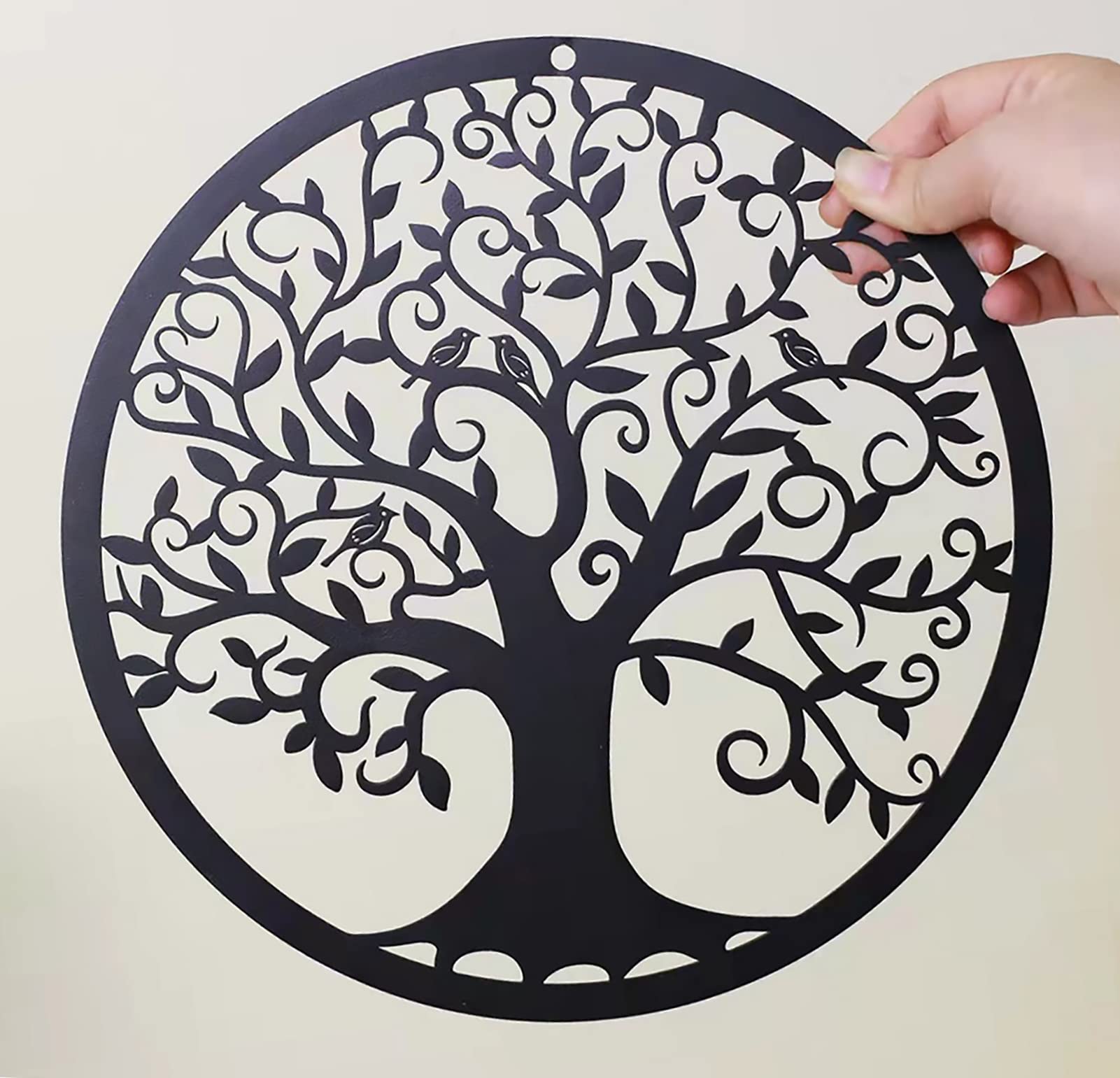 RESACO Tree of Life Wall Art Metal Tree Life Wall Decor Family Tree Wall Plaque 11 Inches Tree of Life Wall Hanging for Bathroom