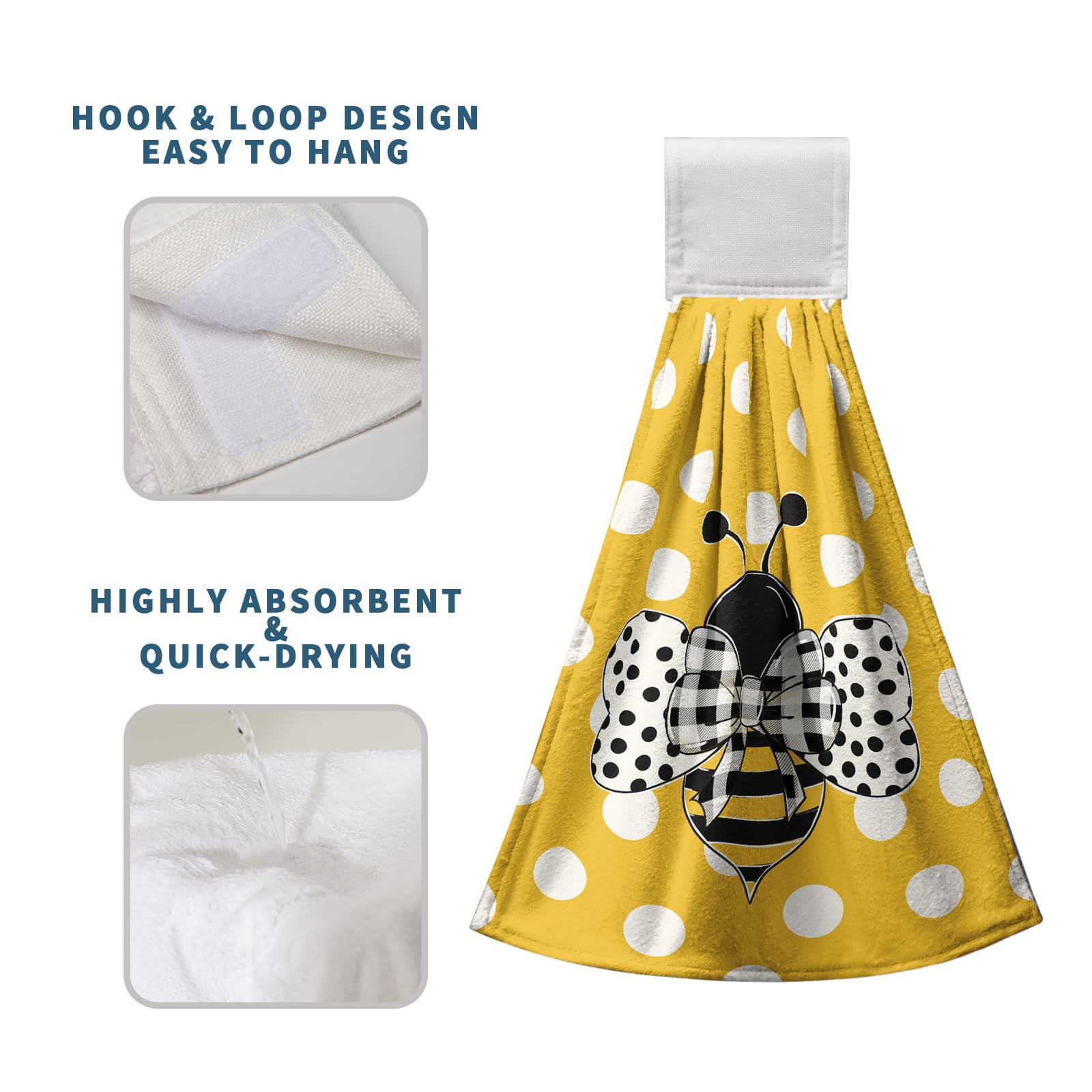 Christmas Tree Hanging Hand Towels Set Of 2 Winter Cardinal Snow Xmas Pine Trees Kitchen Towels With Hanging Loop Nature Forest