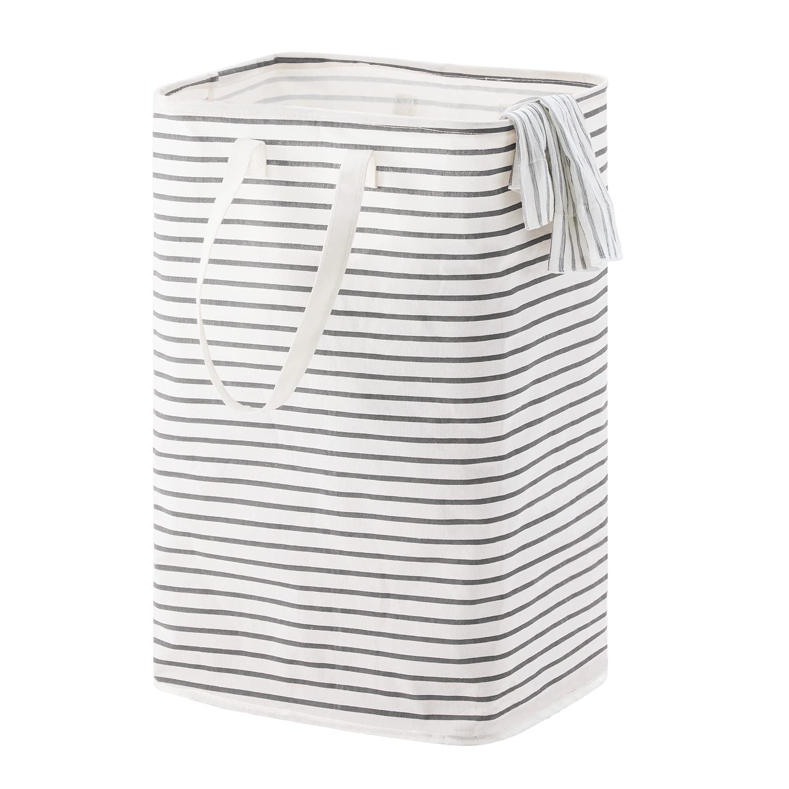 100L Large Collapsible Laundry Basket, Freestanding Clothes Hamper With Easy Carry Long Handles, Waterproof Washing Bag For Bedr