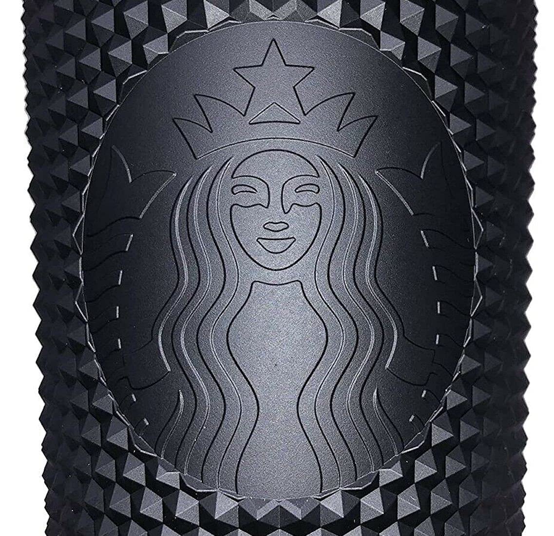 Starbucks Plastic 2021 Black Matte Studded Venti Tumbler, 24 Oz