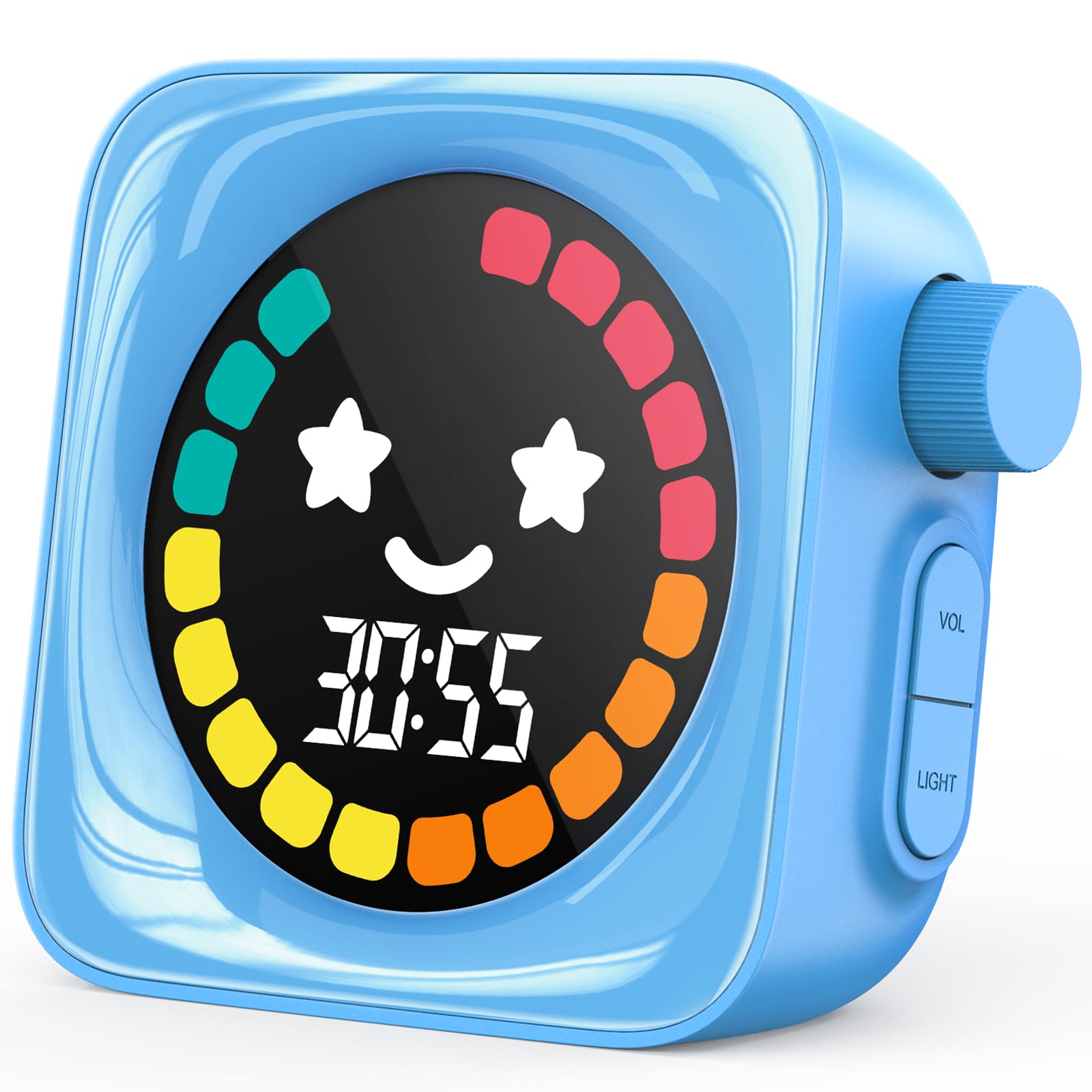 Visual Timer for Kids, 99 Minute Digital Cute Kids Visual Timer Classroom for Homeschool Supplies Study Teaching Time Management