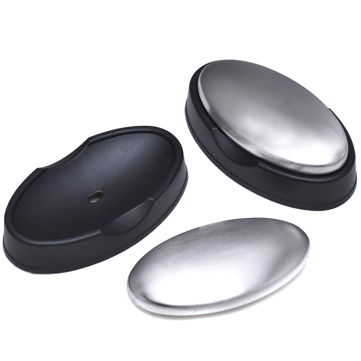 Tdock 2 Pack Stainless Steel Soap Bar Magic Hand Odor Absorber Remover