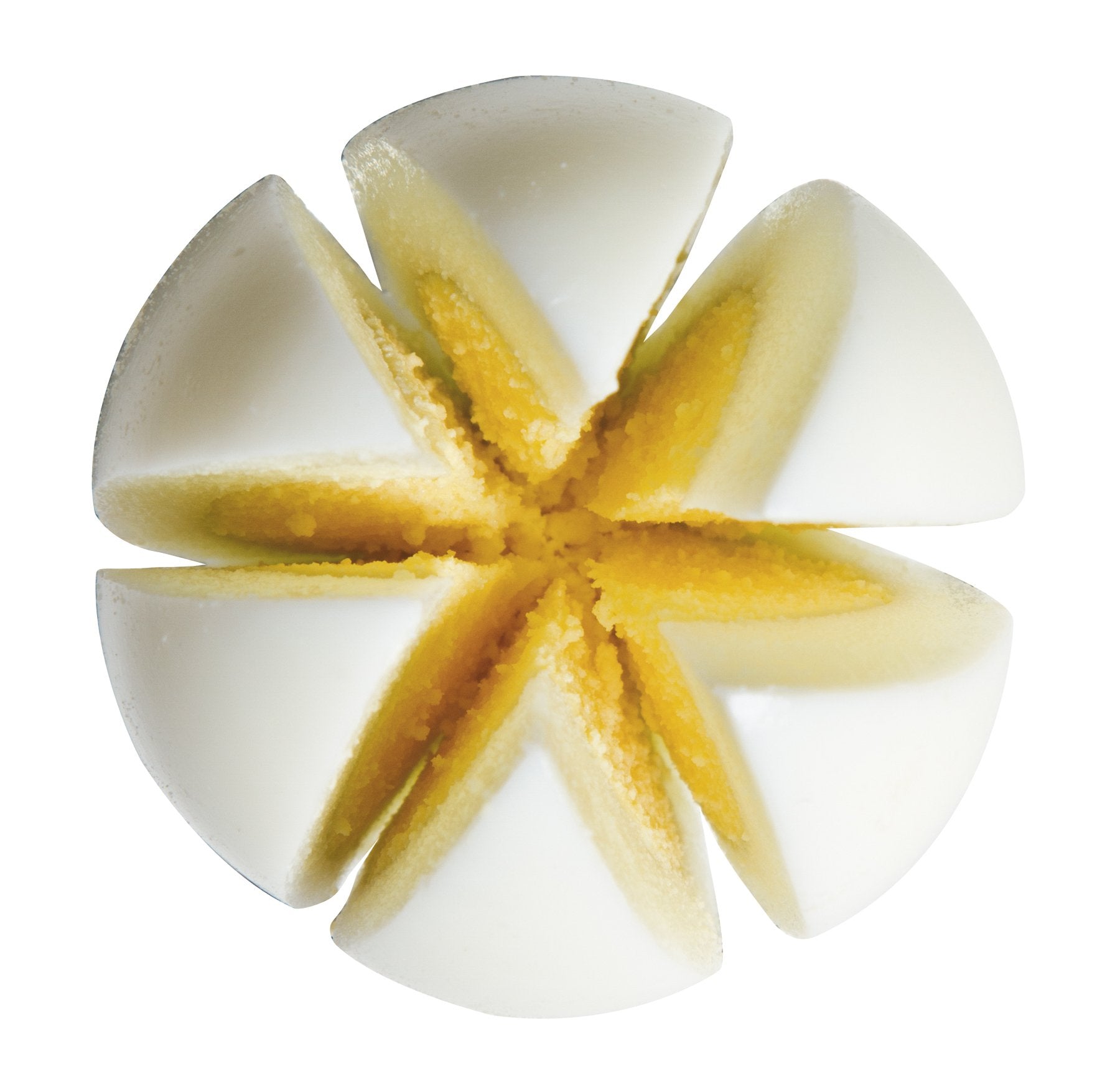 Prepworks Compact Egg Slicer, 4.13x3.50x2.25 inches, White/Red/Yellow, Model 393691