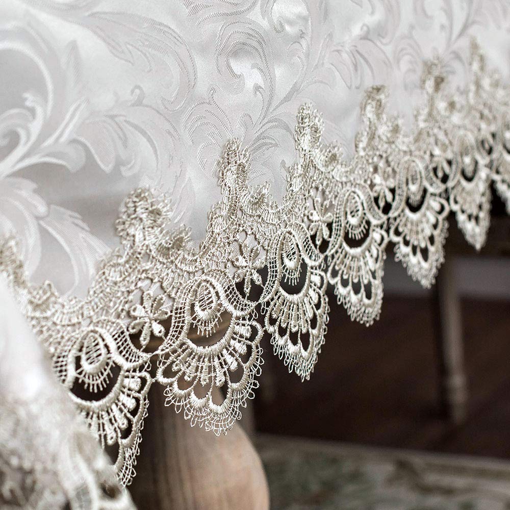 Artable Lace Table Cloth Rectangle Fall Antique Flower Decor Macrame Tablecloth For Outdoor Farmhouse Rustic Kitchen Party Birth