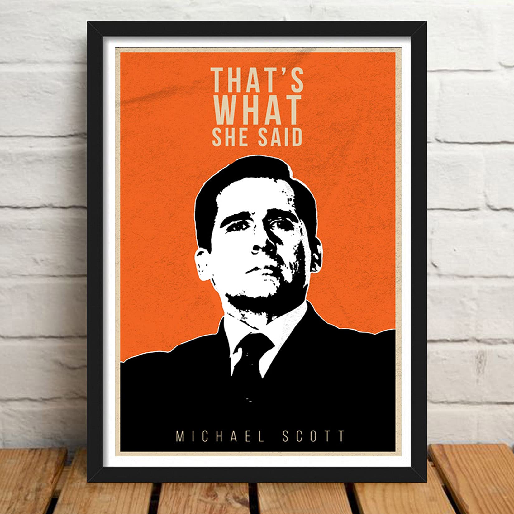 Good Hope - ThatS What She Said Framed Poster For Room And Office (Multicolor, 10 Inch X 13 Inch)