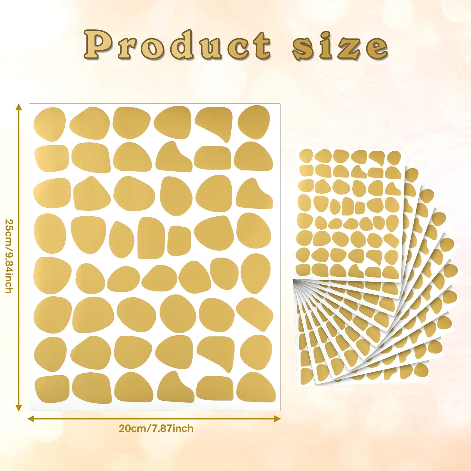 500 Pieces Irregular Polka Dots Boho Wall Decal Vinyl Nursery Wallpaper Sticker Wall Decor Peel And Stick Dot Wall Sticker For K