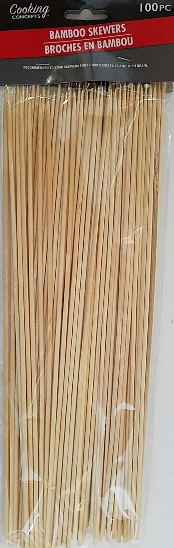 Cooking Concepts Grilling Skewers Bamboo 12    X 1/8    Round, 100 Ct/Pk