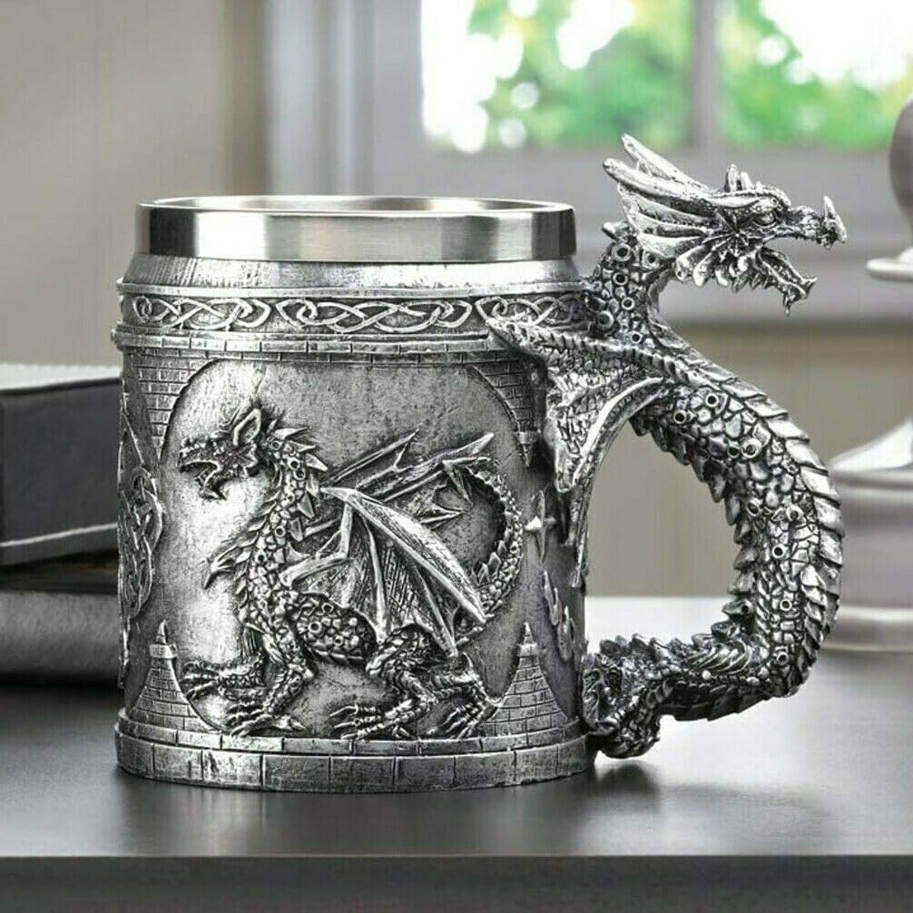 Furniture Creations SERPENTINE DRAGON, 5.75'' x 3.5'' x 5'', Multicolor MUG