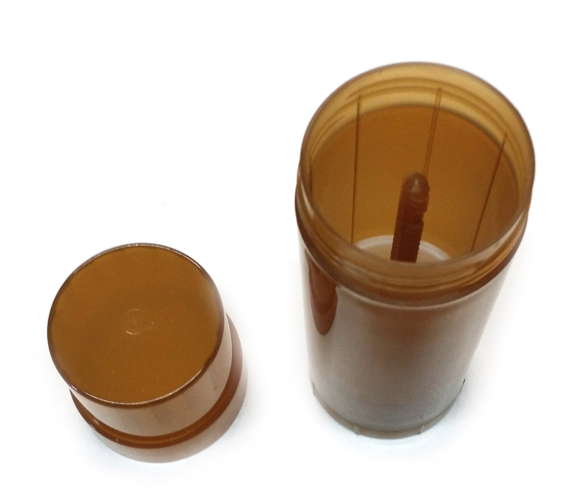6 Ct. Deodorant Twist-Up Empty Containers (Brown) - For Lotion Bar, Heel Balm Etc. (2 Oz.)