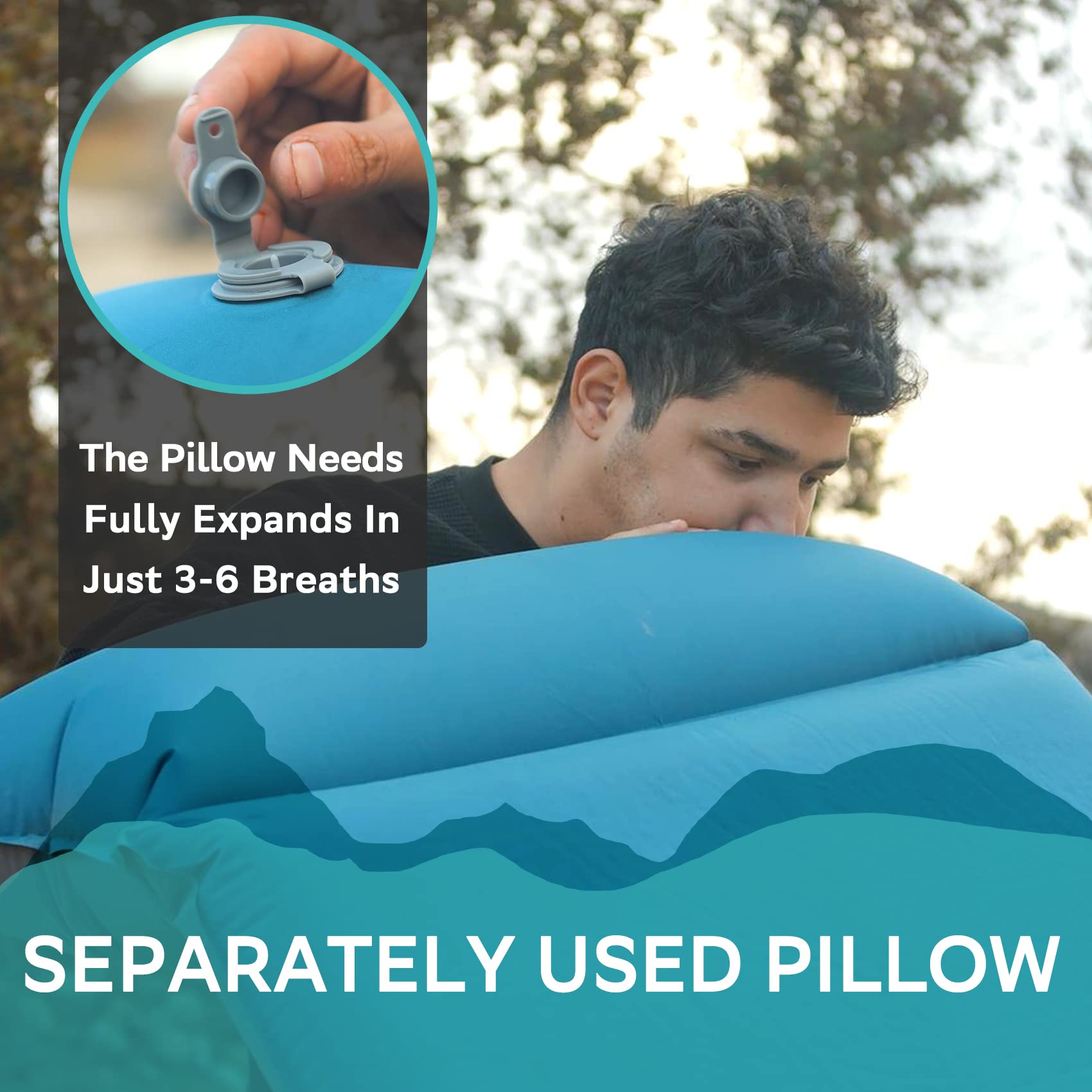 Clostnature Self Inflating Sleeping Pad For Camping - 1523 Inch Camping Pad, Lightweight Inflatable Camping Mattress Pad, Insula