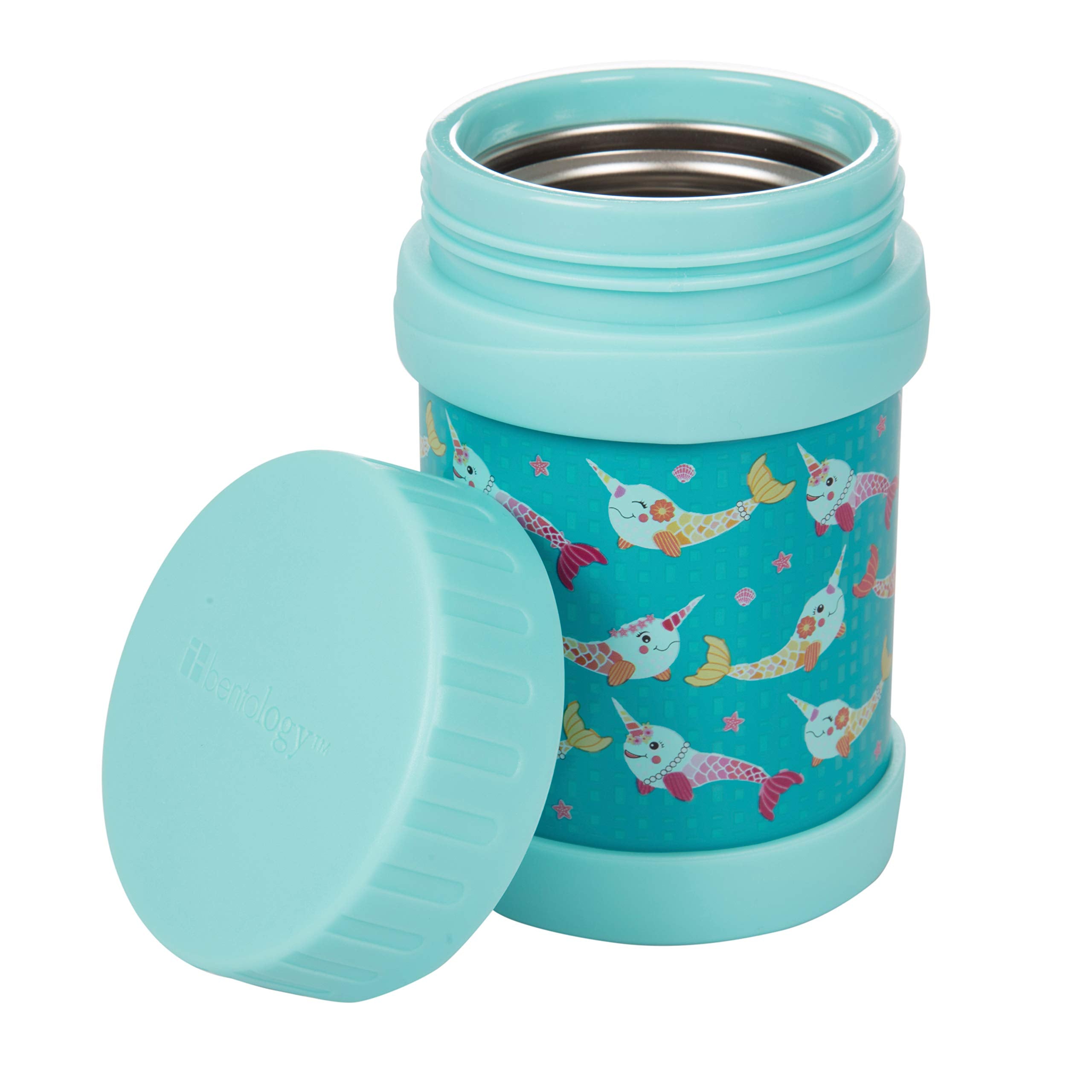 Bentology Stainless Steel Insulated Lunch 13 Oz Jar For Kids -Large Leak-Proof Storage Container For Hot & Cold Food, Soups, Liq