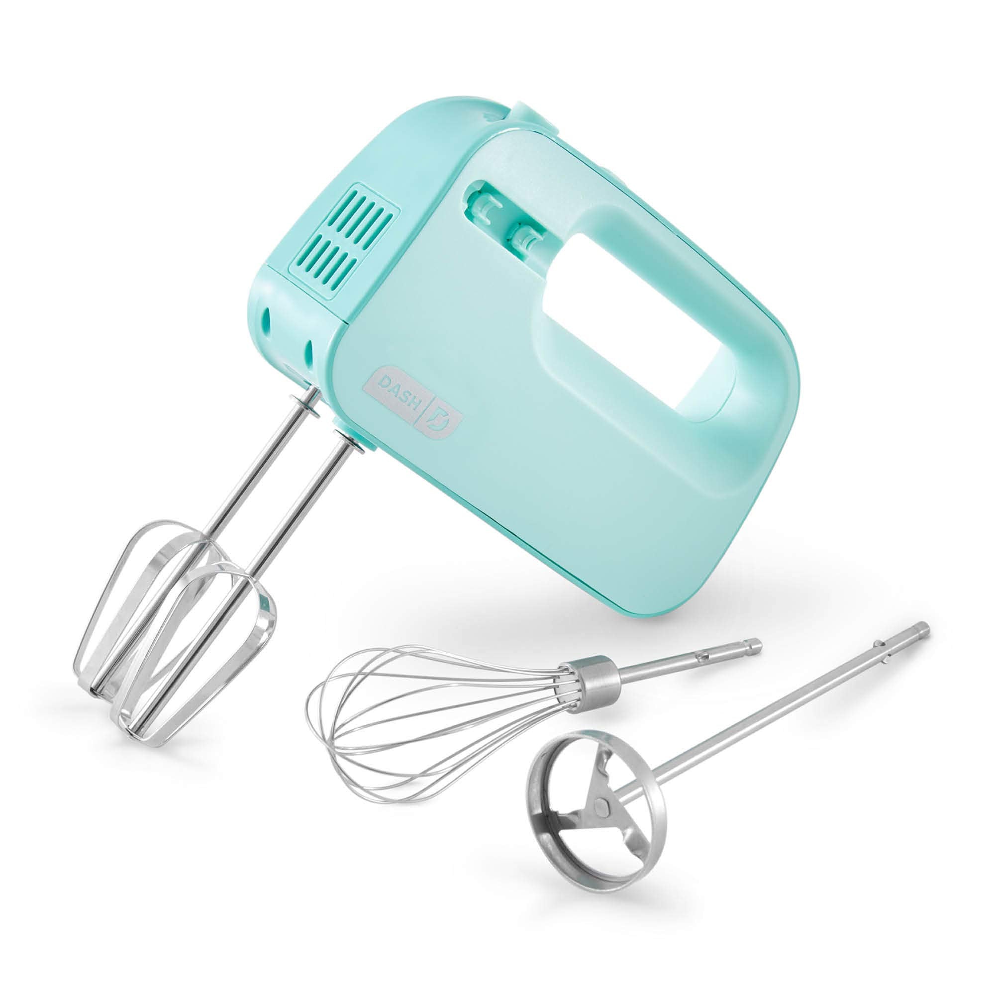 Dash Smartstore Deluxe Compact Electric Hand Mixer + Whisk And Milkshake Attachment For Whipping, Mixing Cookies, Brownies, Cake
