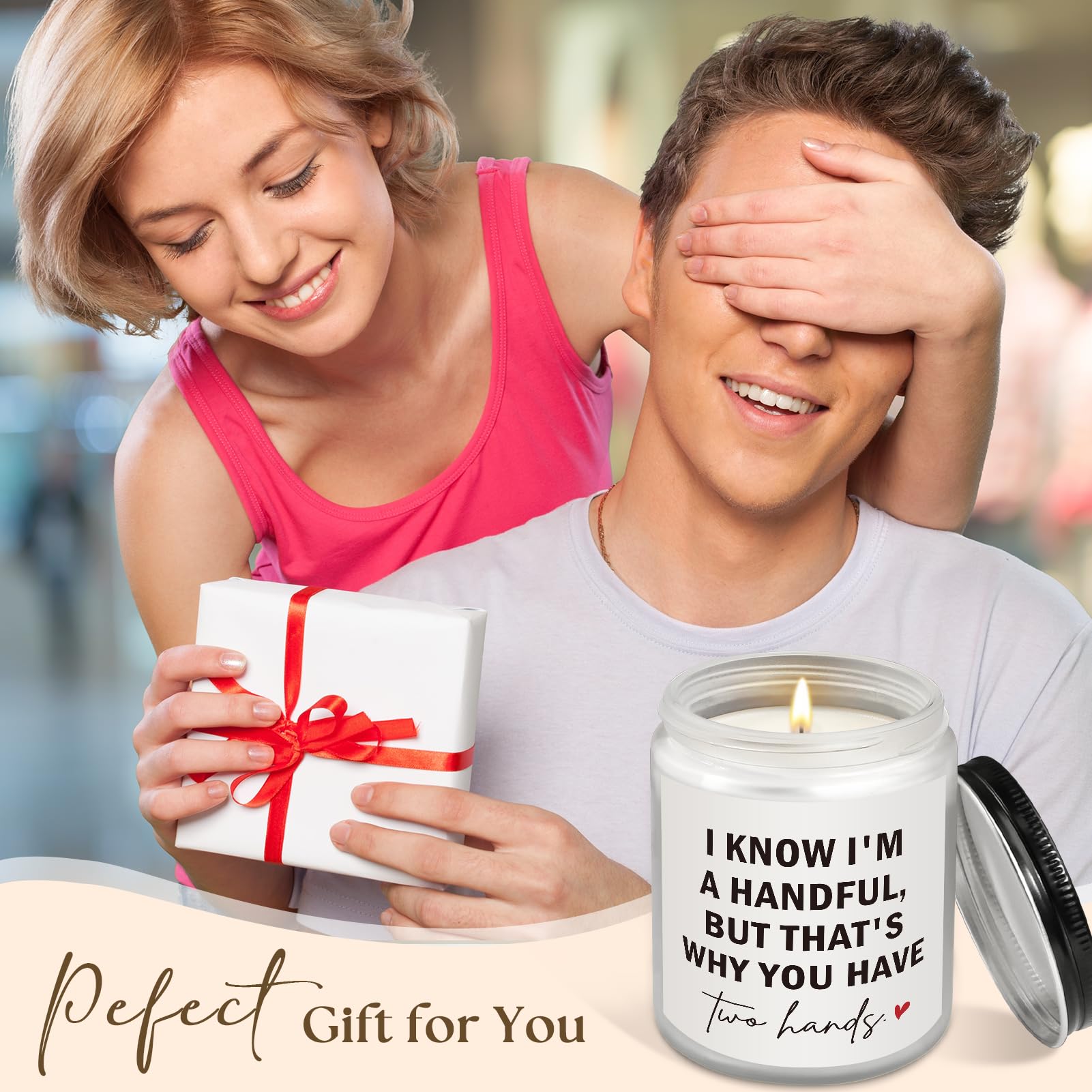 Get Well Soon Gifts for Women, Funny Get Well Gifts for Women After Surgery - Handmade Lavender Scented Candle - Thinking of You