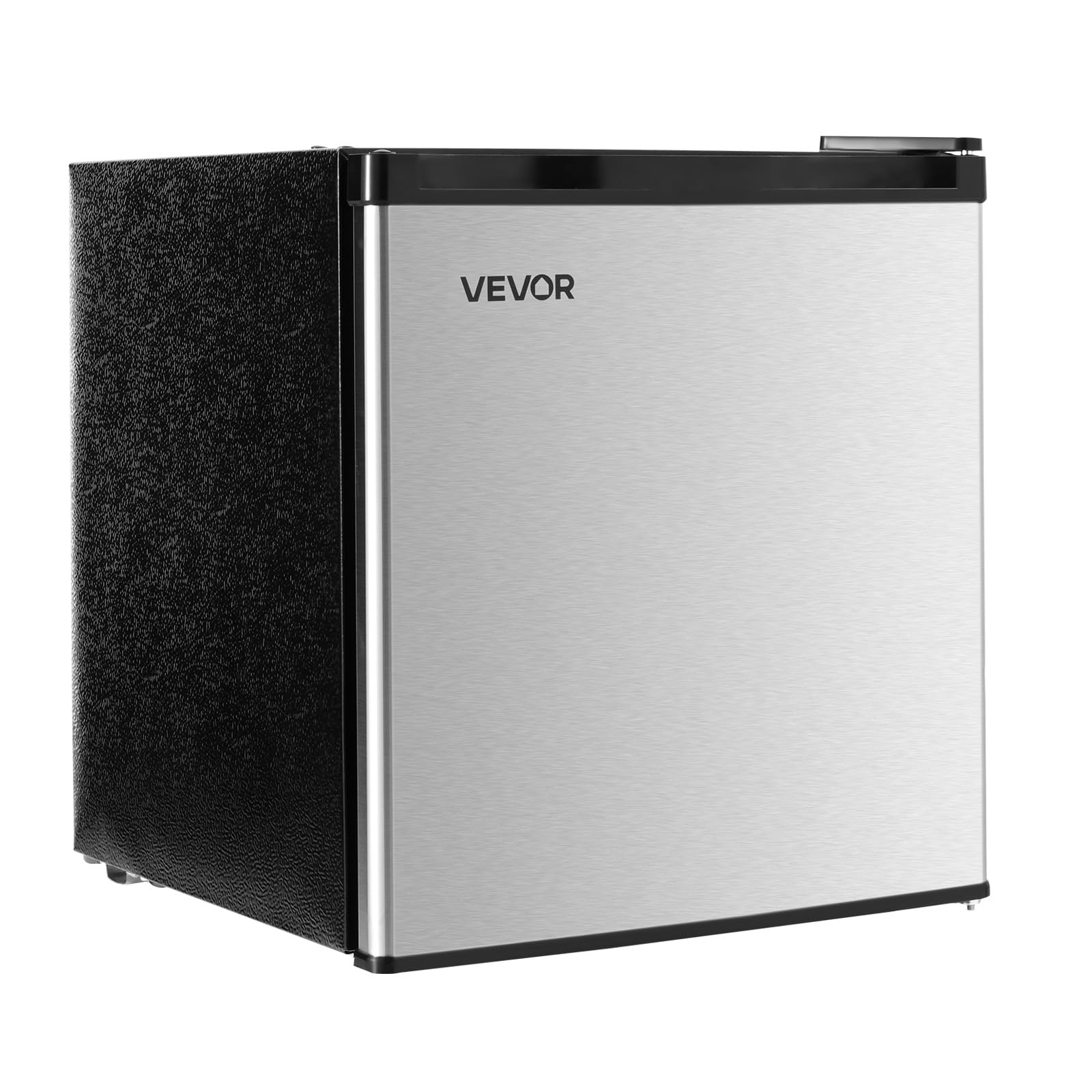 VEVOR Mini Fridge with Freezer, 1.6 Cu.Ft Compact Refrigerator, 7 Mode Adjustable Temperature, Energy Efficient Small Refrigerat
