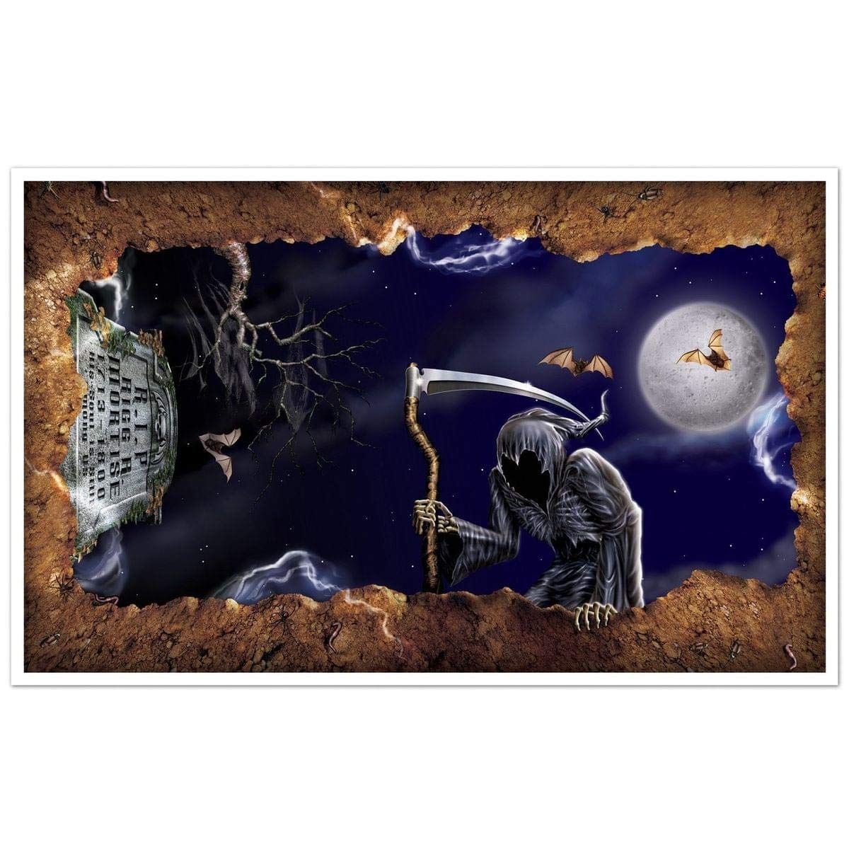 Open Grave View Decoration