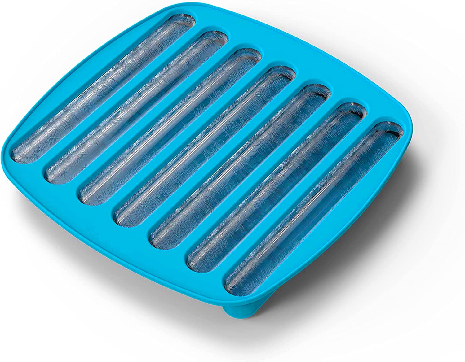 Cheer Collection Silicone Ice Stick Tray - Long Ice Cube Mold For Water Bottle Ice Stick - Easy Pop Out Water Bottle Ice Cube Tr