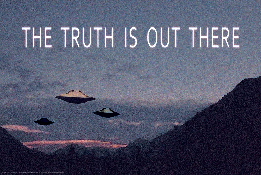 Studio B X-Files The Truth Is Out There Ufo 24X36 Poster