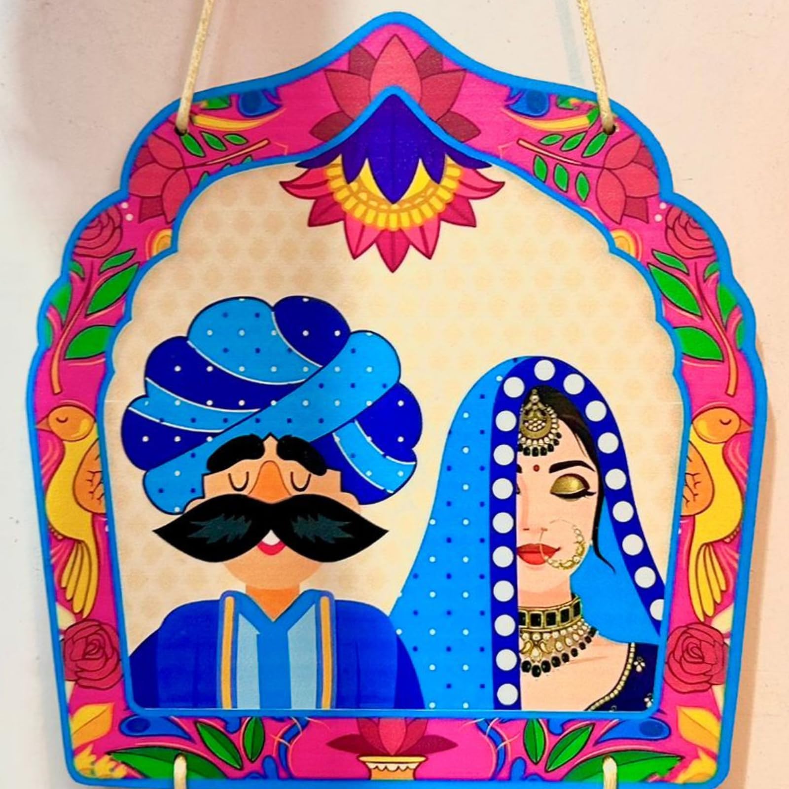 Soni Arts and Crafts Welcome Home Wall Decor, Padharo Sa Wooden Wall Hanging Bedroom Decoration, Home Entrance Artworks, Wall Ha