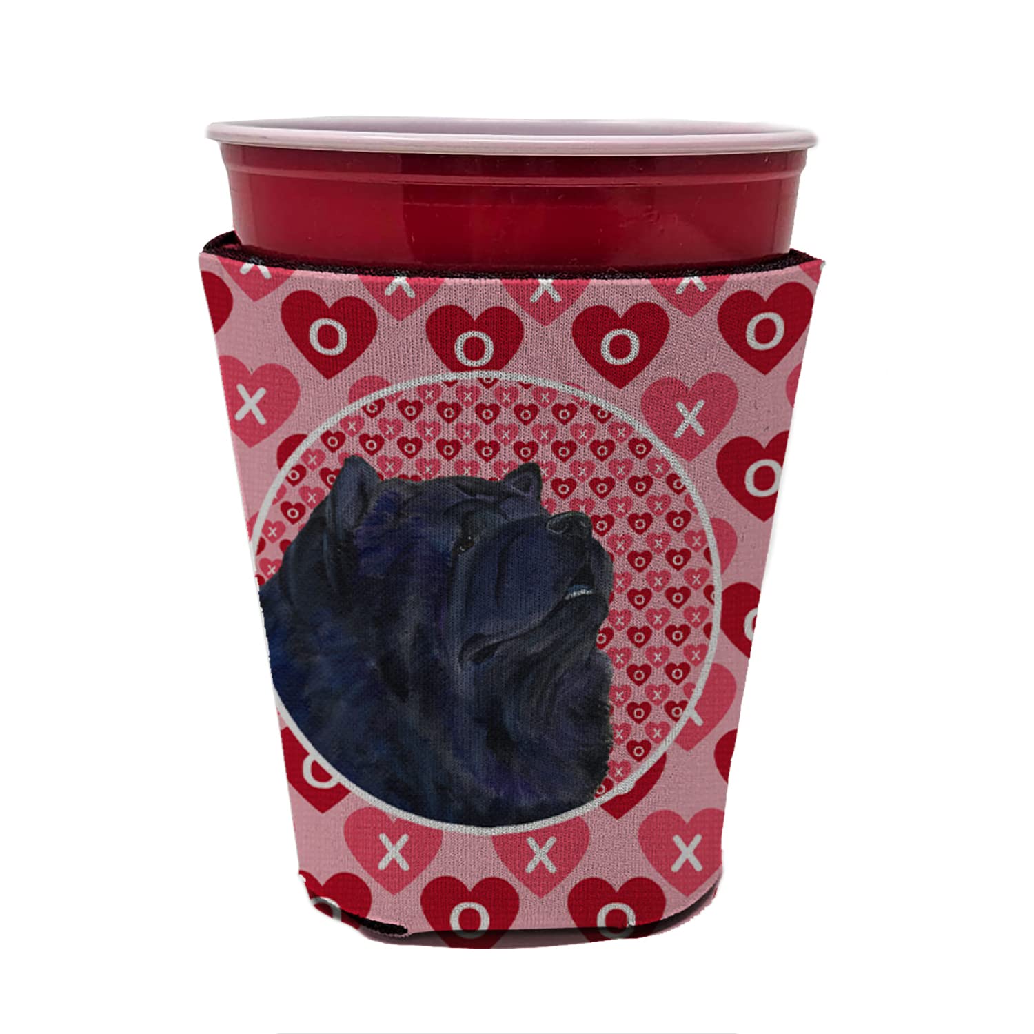 Chow Chow  Red Solo Cup Beverage Insulator Hugger