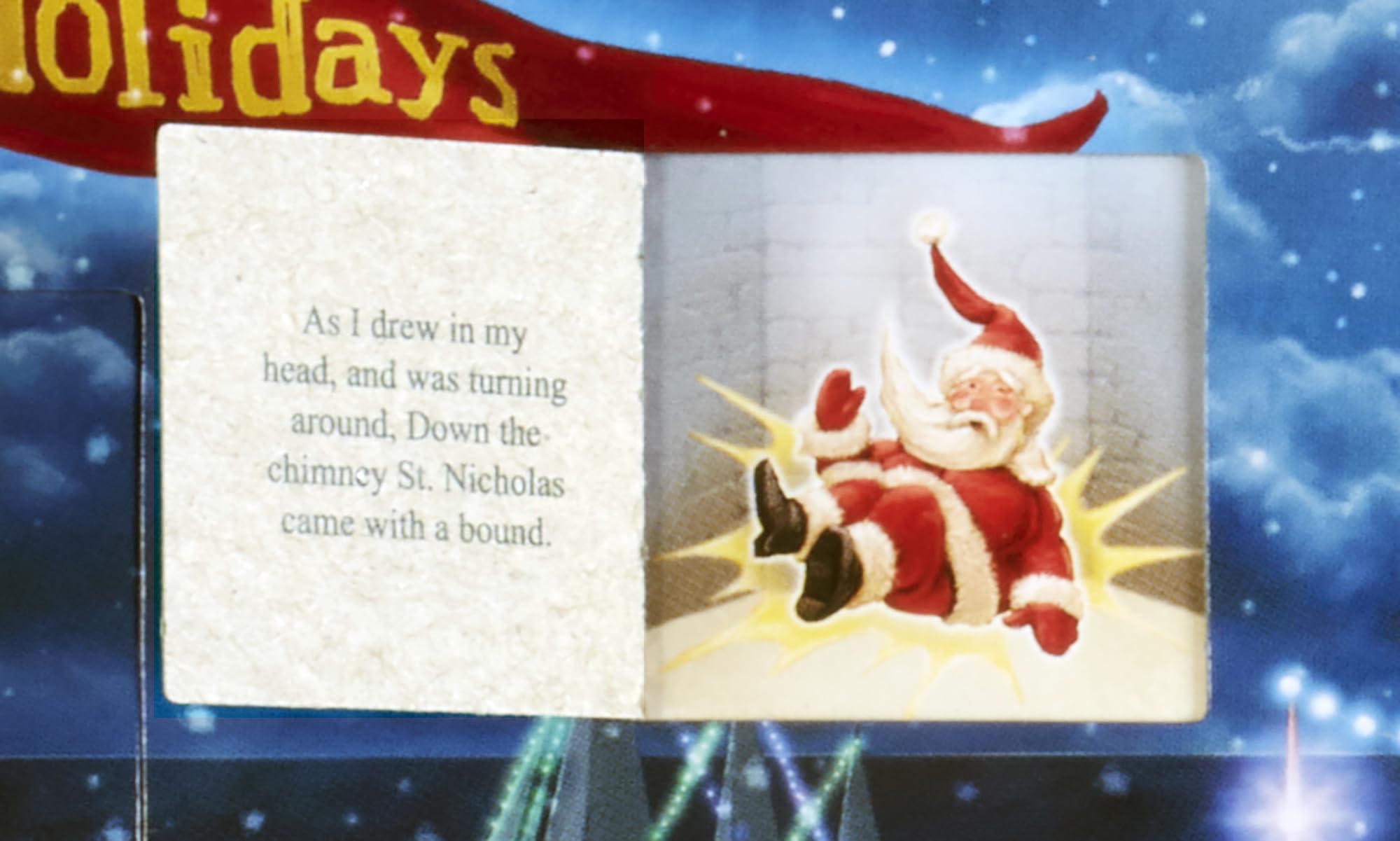 Christmas Lighthouse Advent Calendar (Countdown to Christmas) by Vermont Christmas Company with Twas the Night Before Christmas