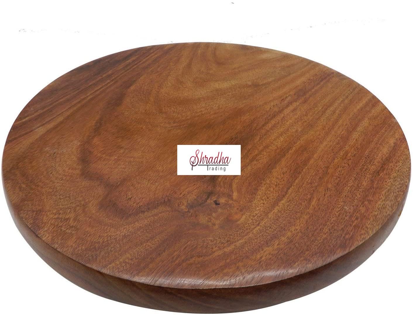 Shradha Trading Wooden Rolling Circular Board, Wooden Chakla, Wooden Rolling Board,Chapati Maker