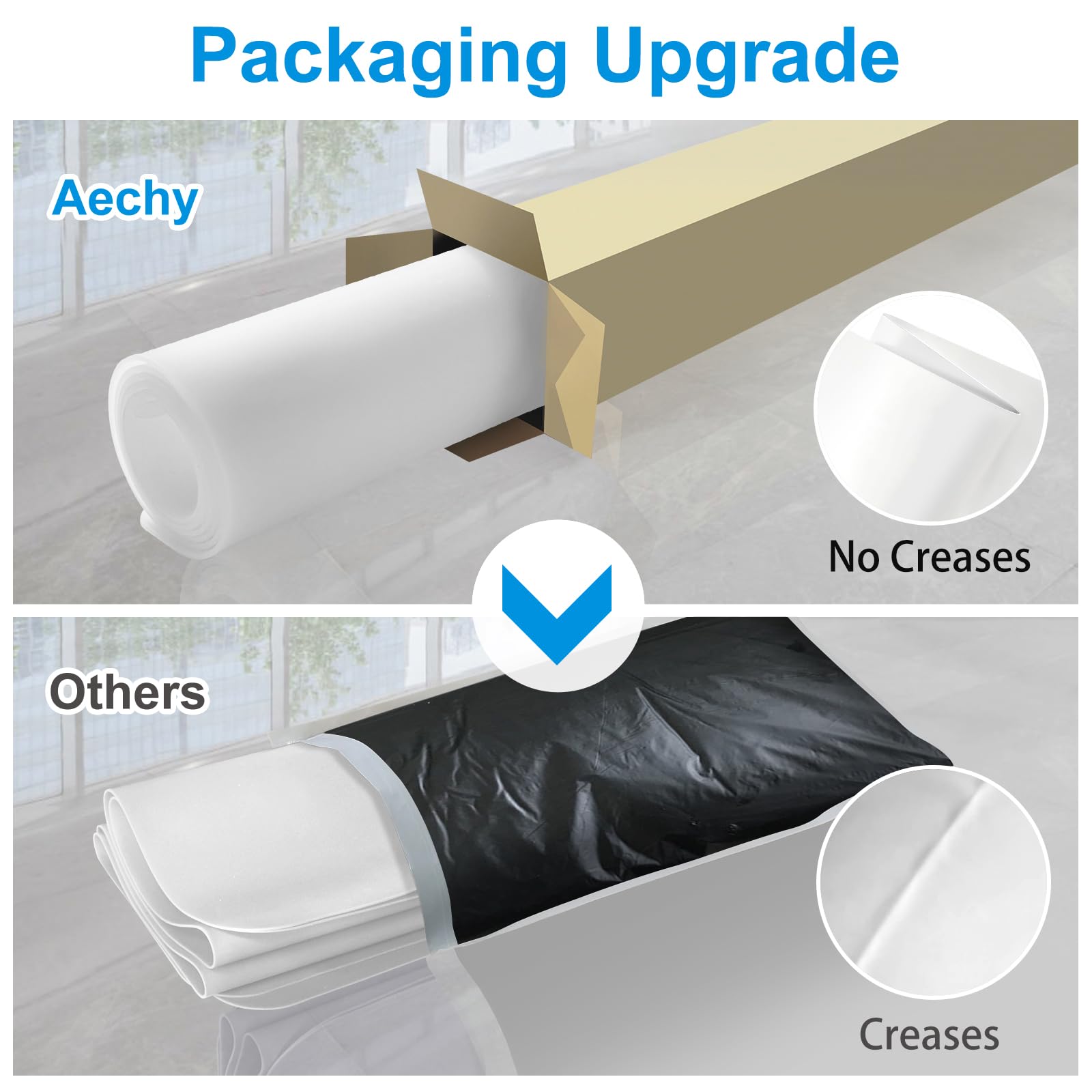 Aechy Silicone Mats For Kitchen Counter 47''X23.6''X0.08   , Largest Heat Resistant Mat Shipped Rolled Up Kitchen Island Silicon