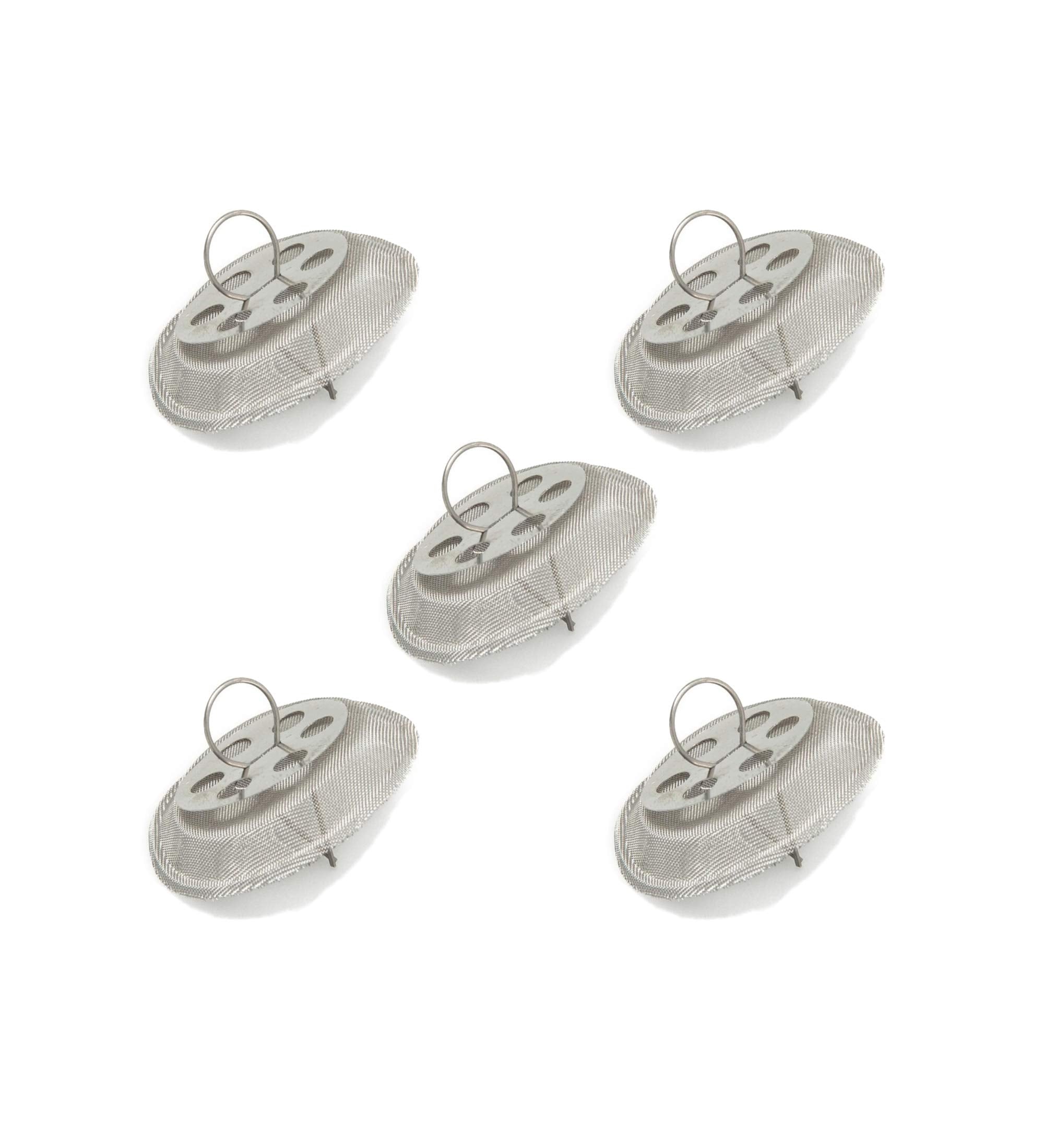 5 Pcs Round Tea Strainer For Spout, Stainless Steel, Kettle Spout Filter - Insert Inside Spout Of Teapot 1.53'' Diameter