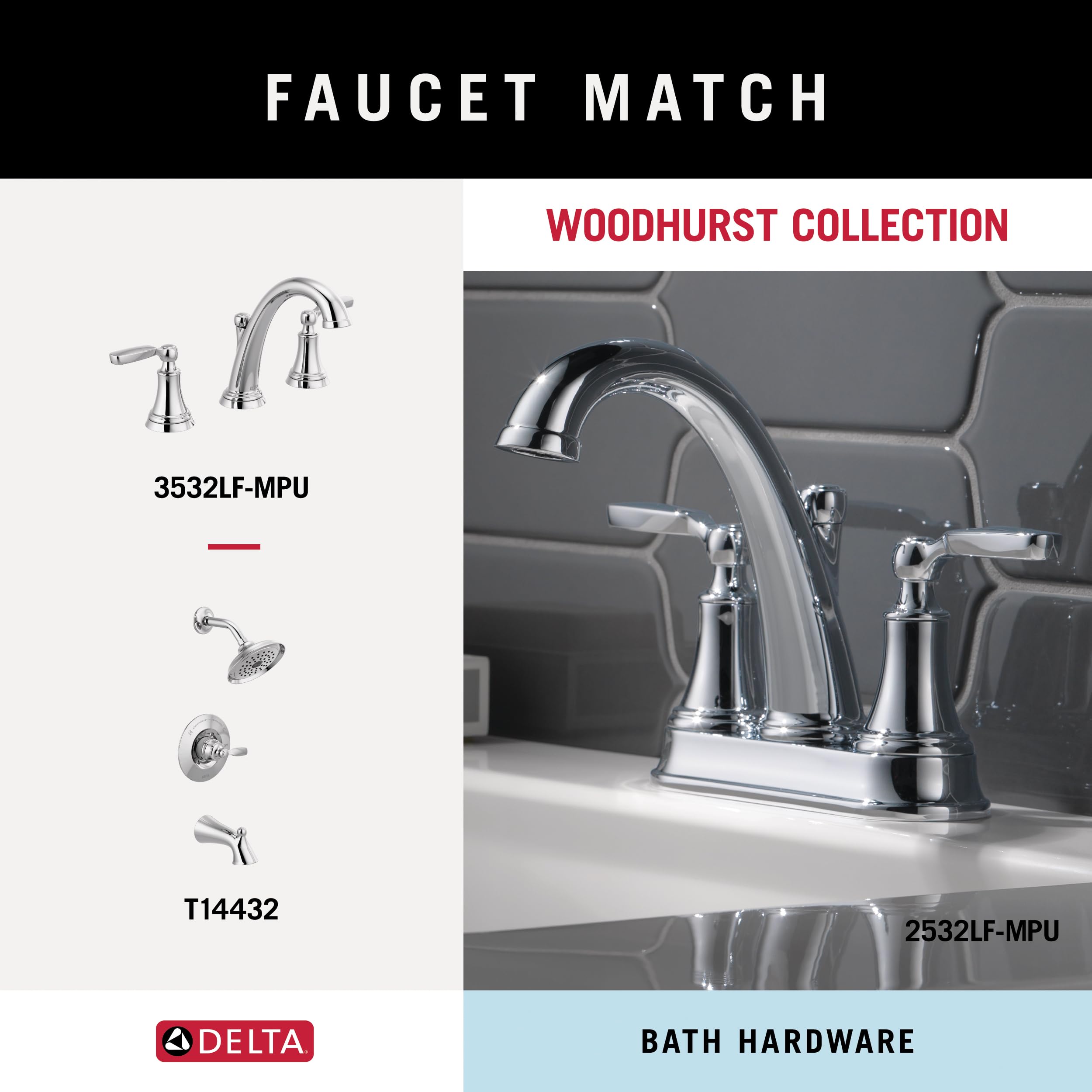 Delta Woodhurst (1-Pack) Hand Towel Holder Polished Chrome Towel Racks For Bathroom Wall Round Towel Ring Holder For Bath Towel