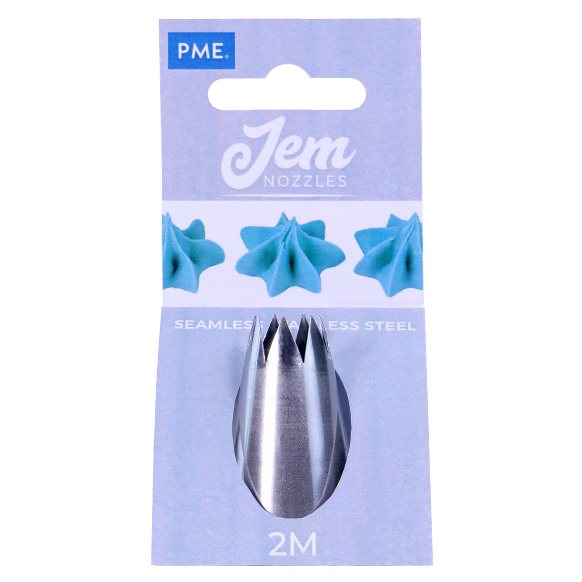 Jem Medium Open Star Savoy Piping Nozzle, Decorating Tip, #2M