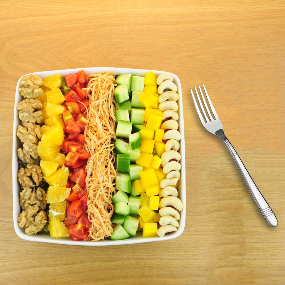 Begale 12-Piece Stainless Steel Dessert Forks, 6.8-Inch