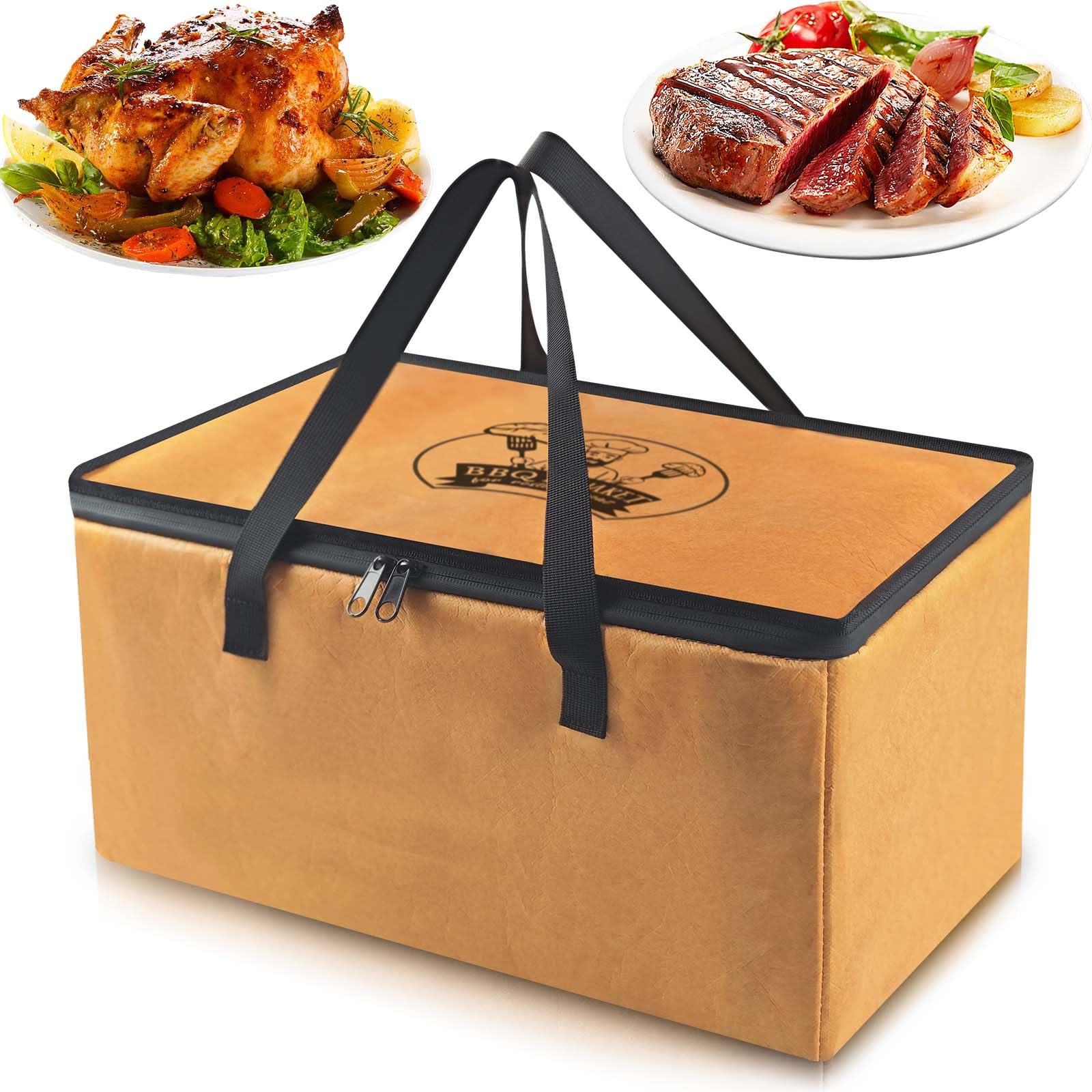 BANGIE BBQ Blanket for Resting Meat, Insulated Brisket Bag for Large Cuts, Pork Shoulder & Turkey | Stocking Stuffers BBQ Gift f