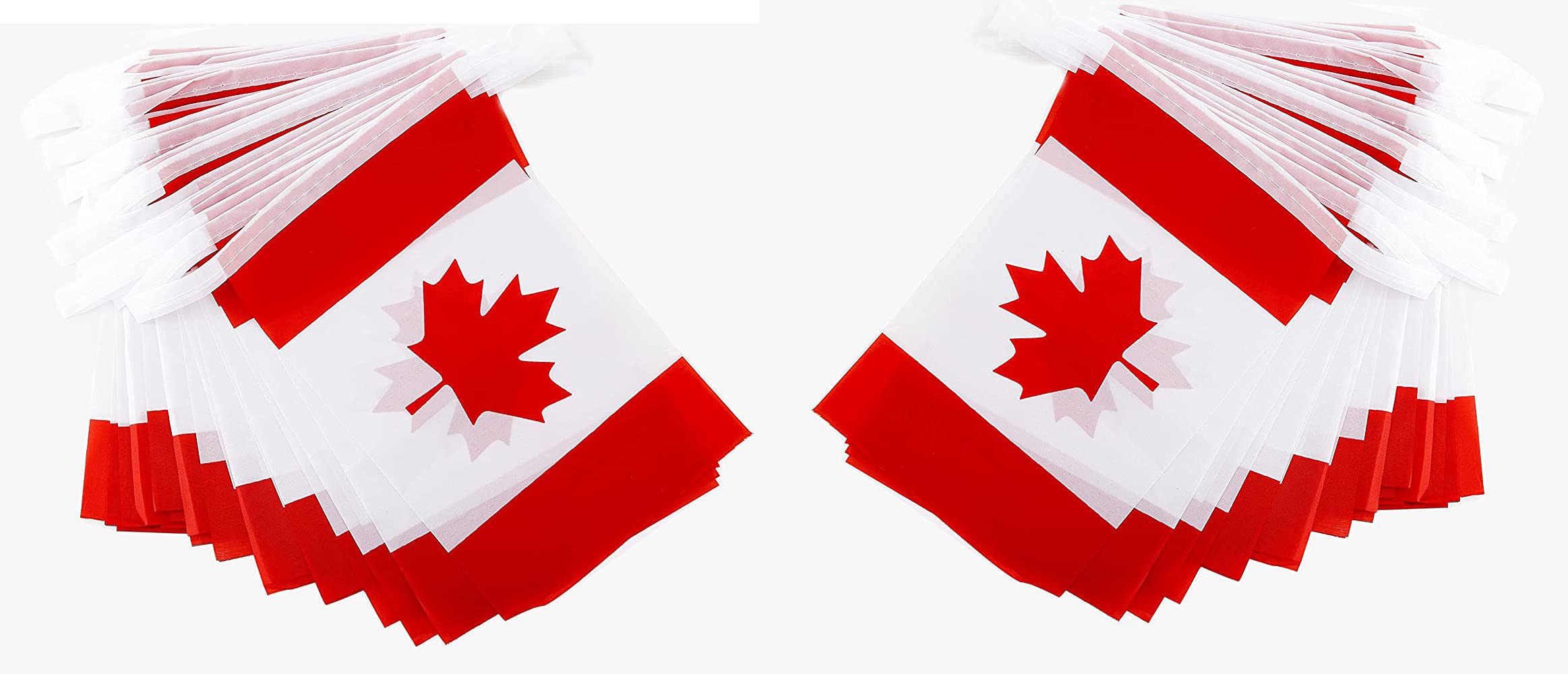 Zxvzyt Canada Canadian Flag Banner String,Small Mini Canada Pennant Flags,For Grand Opening,Olympics,National Sports Events,Part