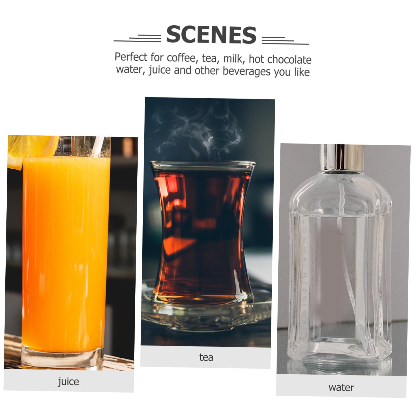 1 Set Water Bottles Silicone Straws For Silicone Smoothie Straws Liquid Silicone Wear-Resistant Straw Washable Water Bottle Stra