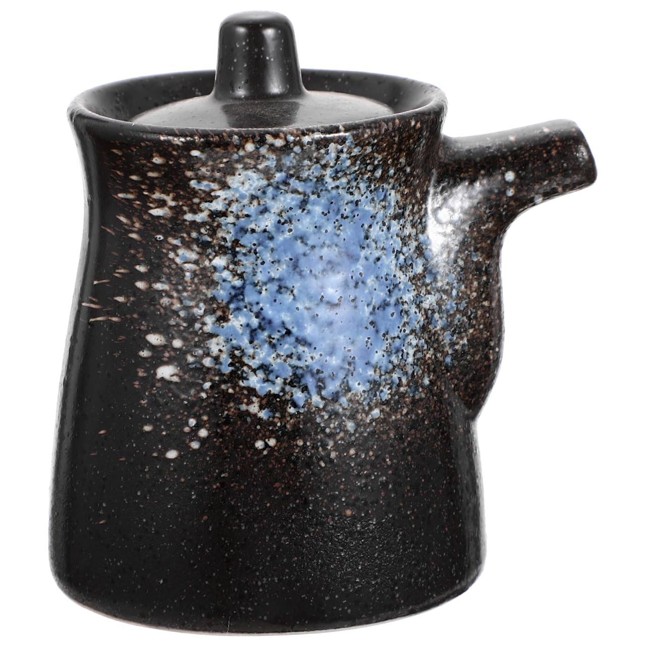 DECHOUS Small Ceramic Seasoning Bottle: Japanese Soy Sauce Dispenser Cooking Olive Oil Dispenser Vinegar Container Sushi Sauce C