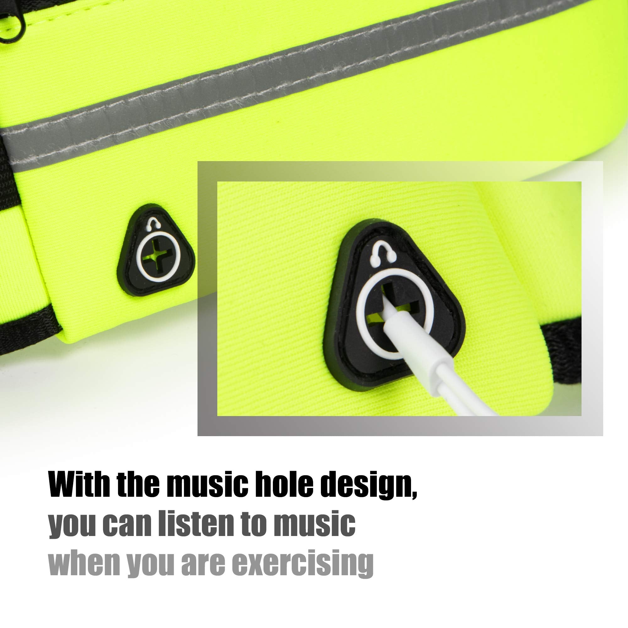 Running Belt Waist Packs,Workout Fanny Pack,Ultra Light Bounce Free Waist Pouch Fitness Workout Belt Sport Waist Pack for Women