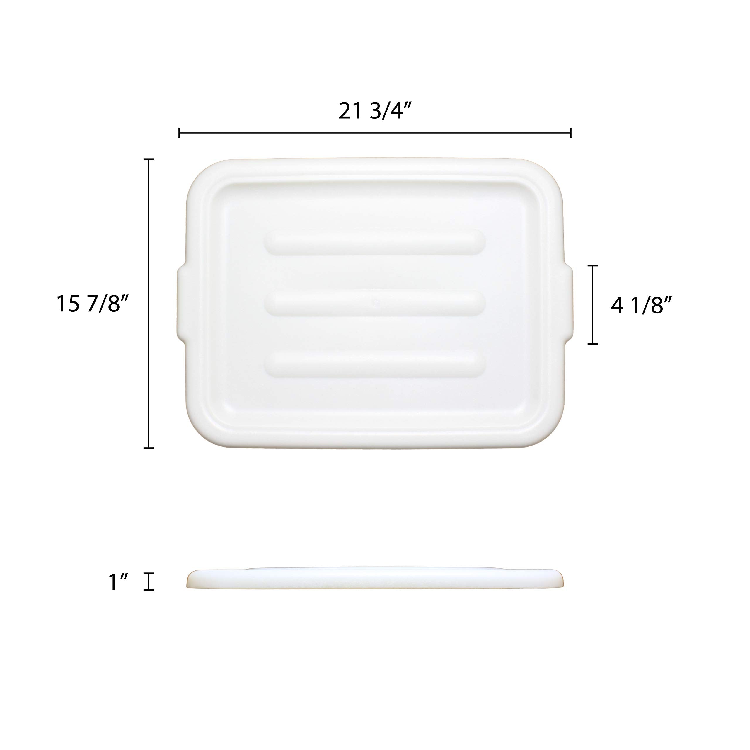 Thunder Group Plbtc001W Bus Box Lid Freezer Safe, White