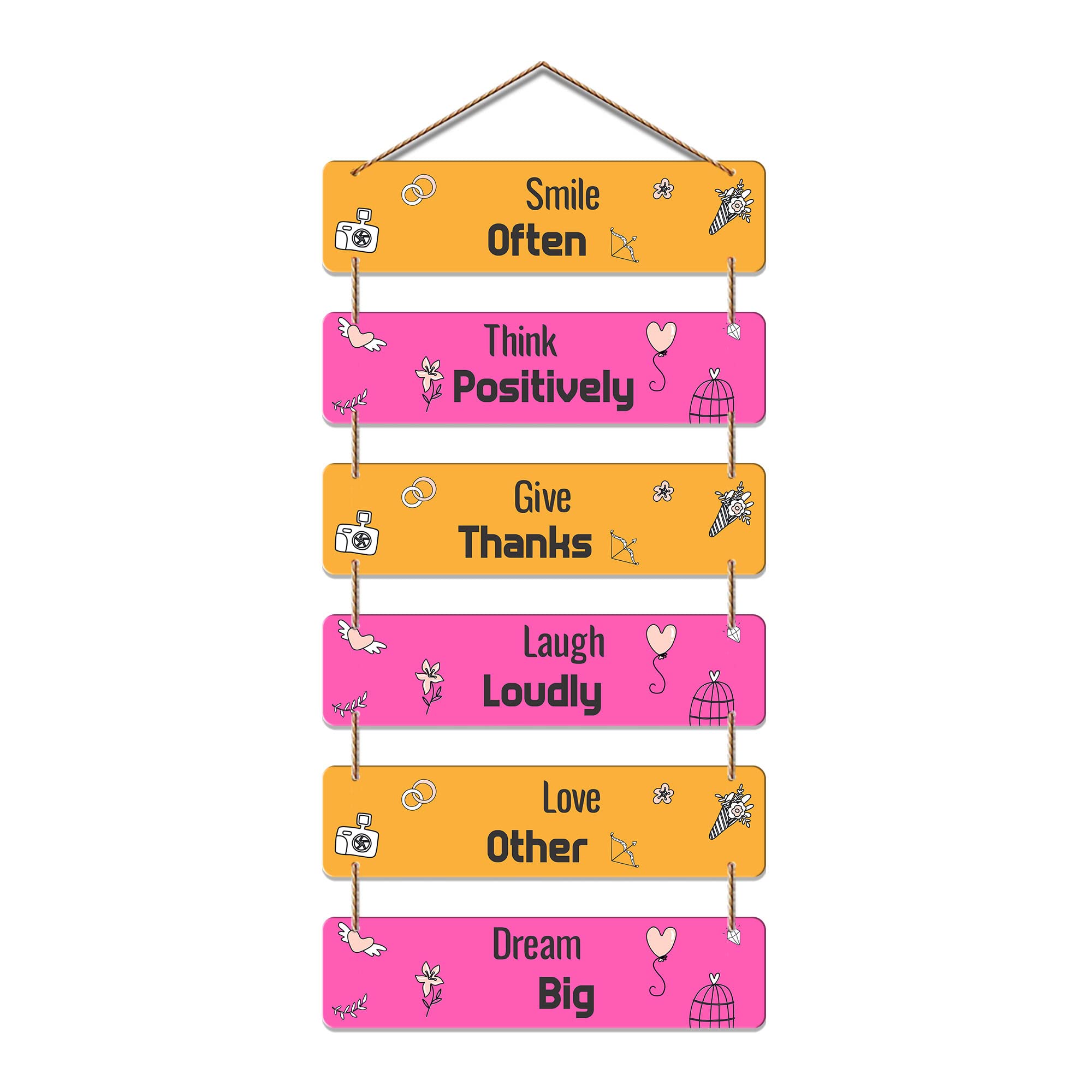 Artvibes Decorative Wall Hanging Ornaments Wooden Art Decoration item for Living Room | Bedroom | Home Decor | House Warming Gif