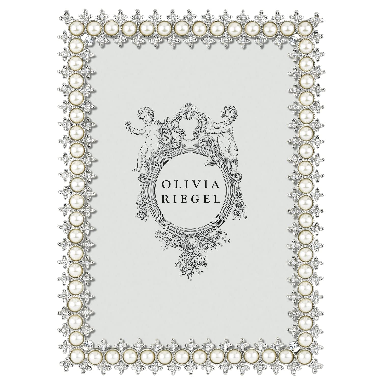 Olivia Riegel Crystal & Pearl 5 x 7 Frame