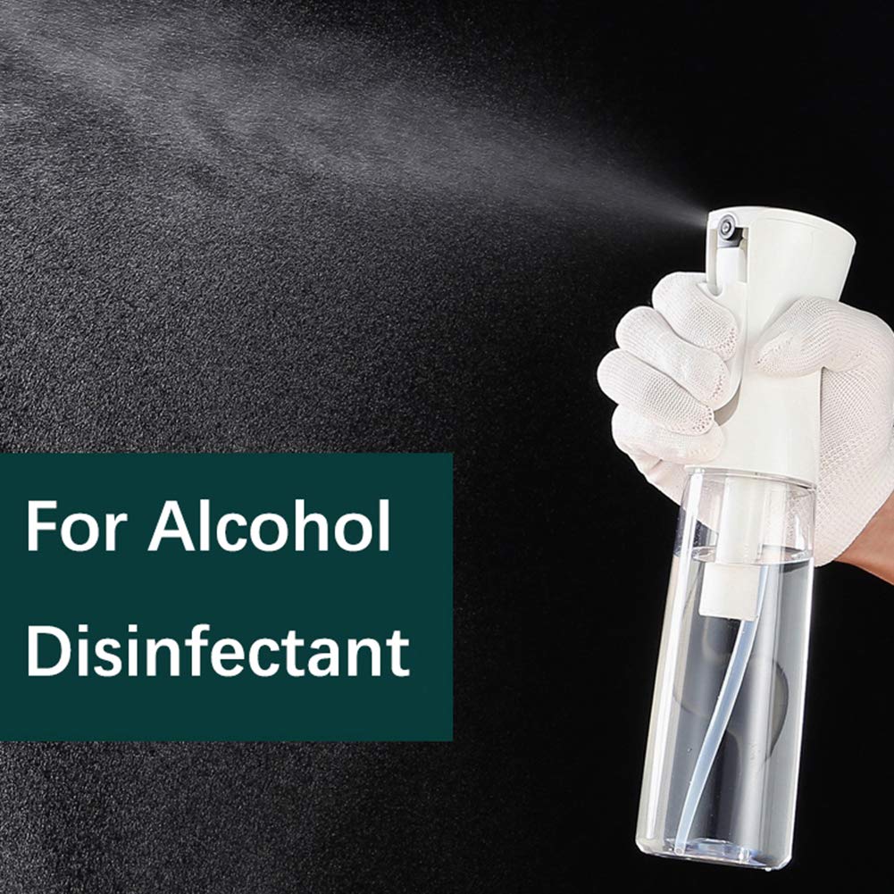Spray Bottles For Hair Continuous Mister Water Bottle Mist For Plant Cleaning Solutions Face Fine Misting Sprayer Clear/10 Ounce