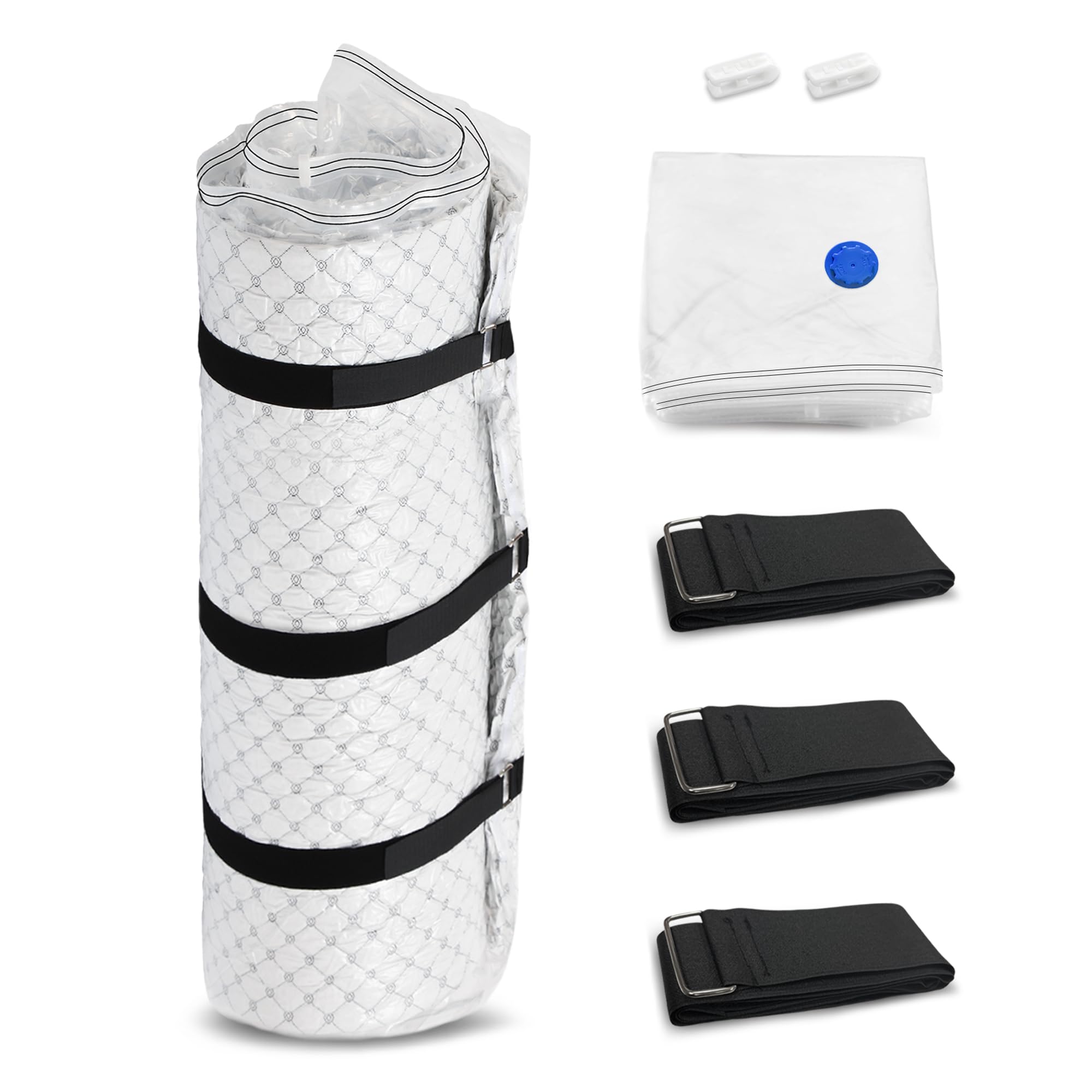 Storage Master Vacuum Storage Bag For Twin Size Mattress - Ideal For Memory Foam And Latex Up To 14 Inches - Designed For Easy M