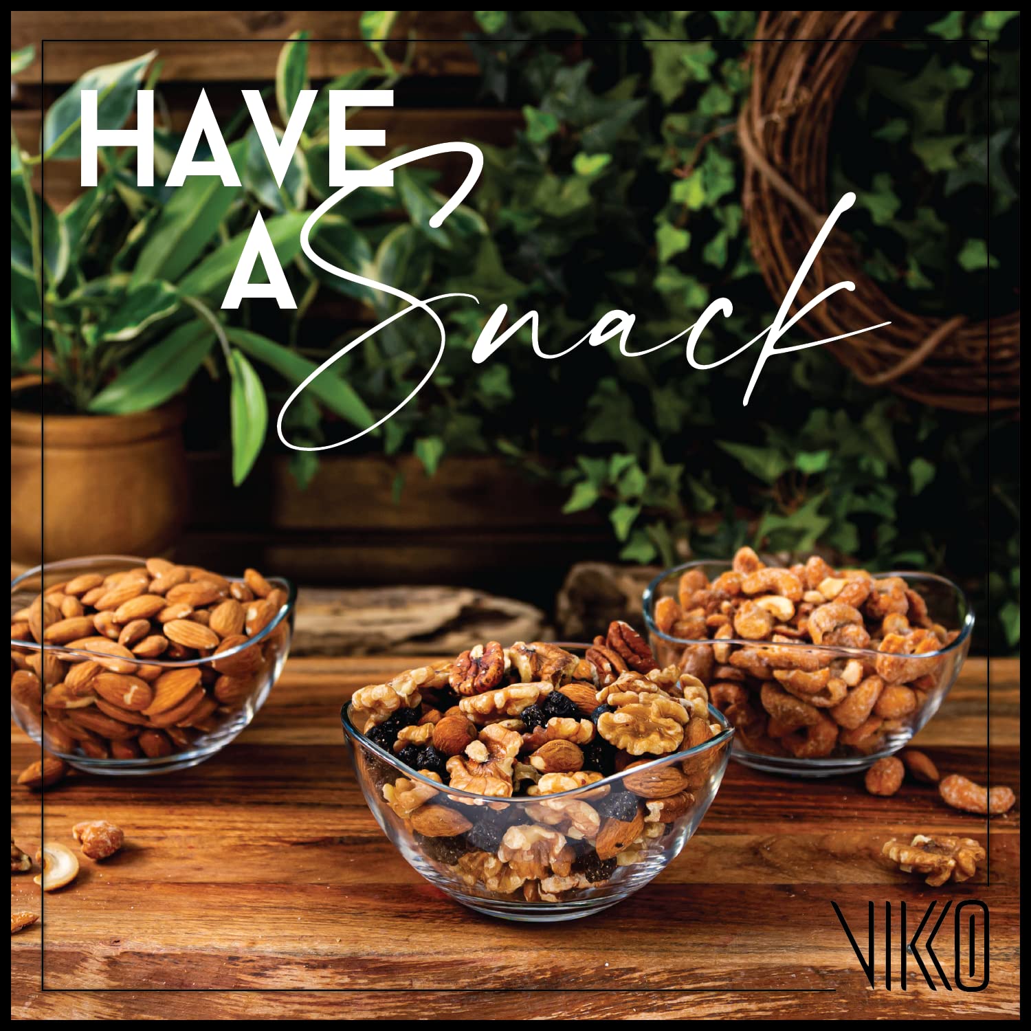 Vikko Glass Bowls, Set Of 6 Decorative Glass Dessert Bowls, 10 Ounce Glass Dish For Dessert, Candy, Kitchen Prep, Dishwasher Saf