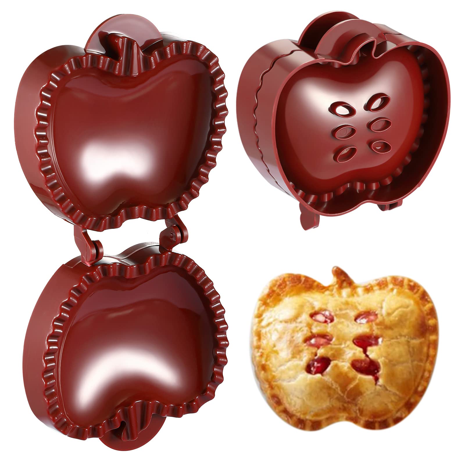 Hand Pie Mold Mini Pocket Pie Presser Fall Pie Mold Autumn Pie Maker Dough One Press Pastry Mold Tool For Baking Cookie Kitchen