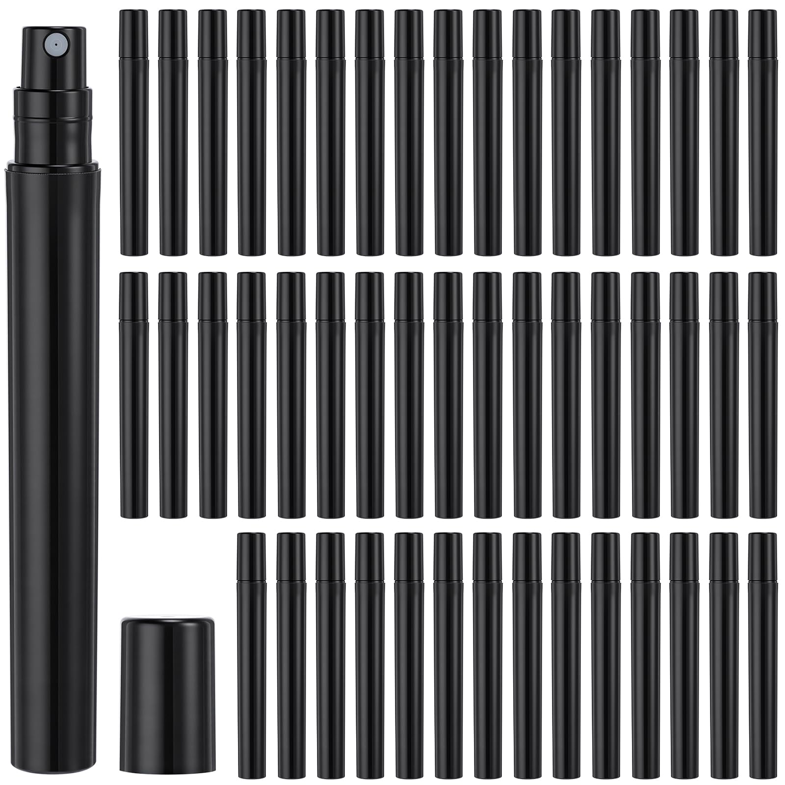 Tanlade 300 Pcs 5Ml Mini Spray Bottles Clear Glass Perfume Atomizer Sprayer Bottles Portable Perfume Travel Refillable Bottle Fo