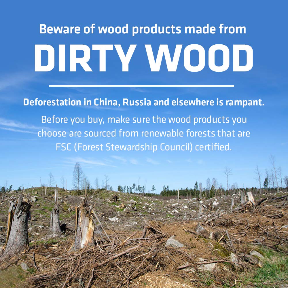 Disposable Wooden Cutlery Set - 100% Home Compostable - 2000 Spoons 6.5, Bamboo Utensils Alternative, Eco-Friendly, Organic, S