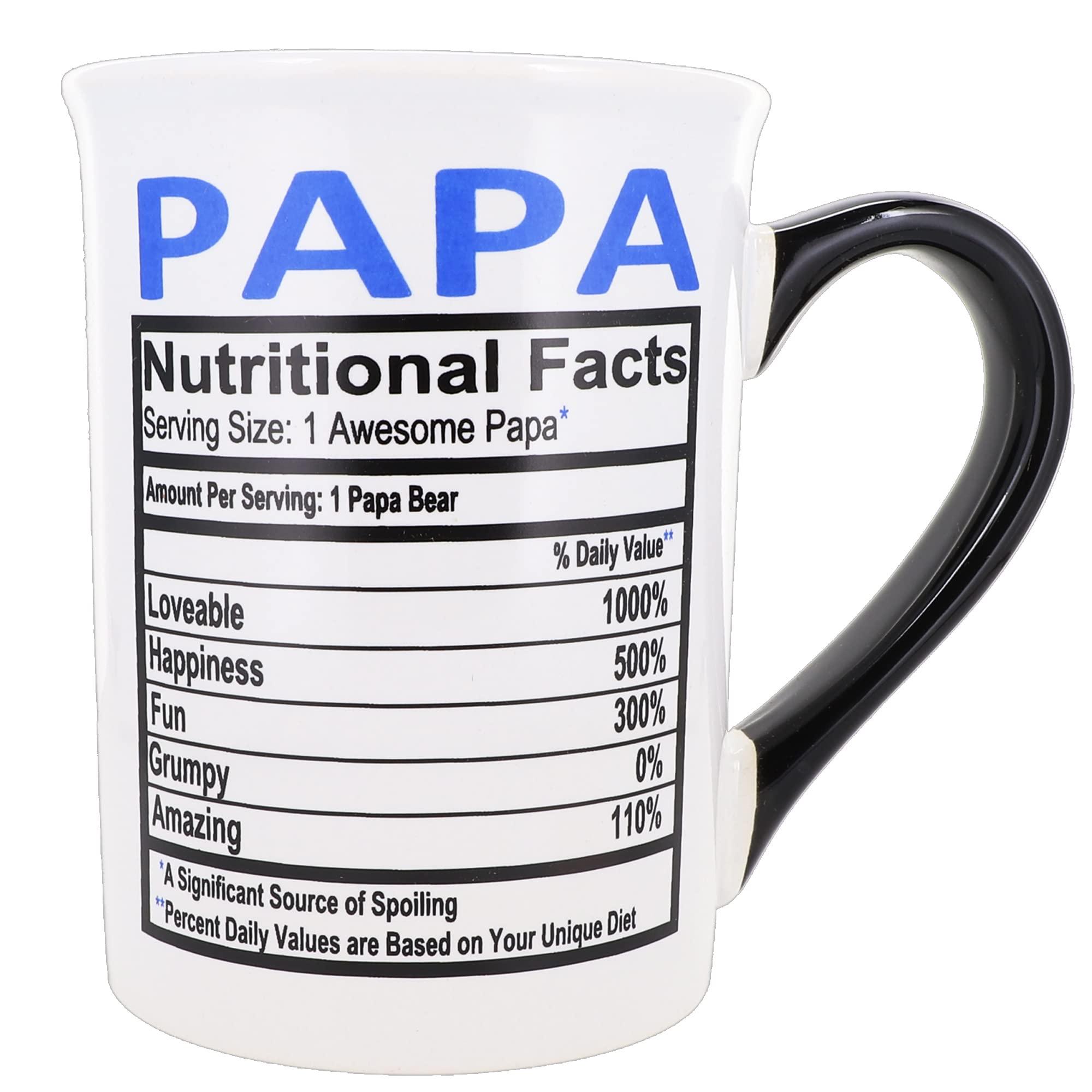 Papa Mug - 16Oz Papa Ceramic Coffee Mug For Coffee Table Decor, Unique Gifts For Men, Mens Gifts, Grandpa Gifts, Mens Gifts For