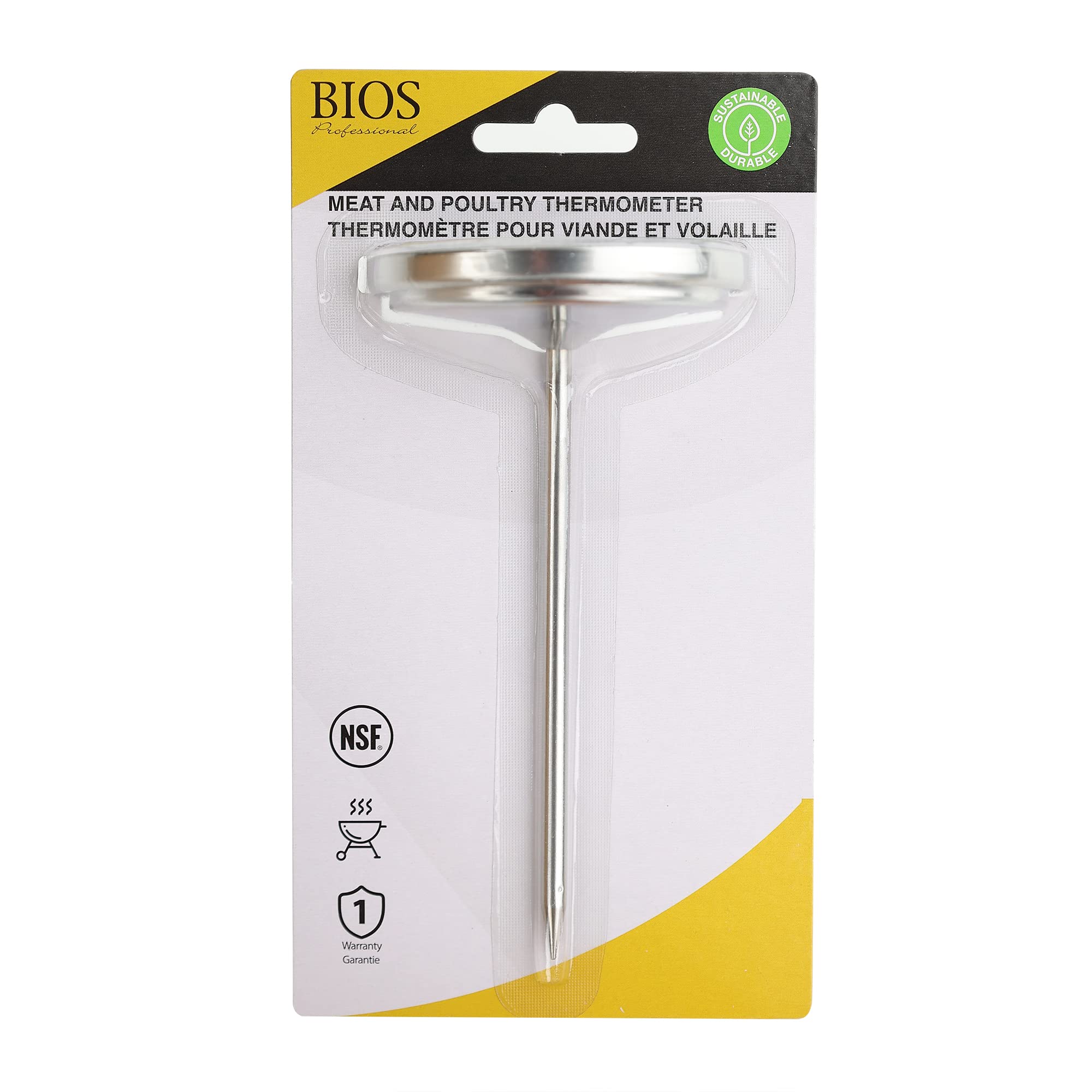 Bios Professional Meat And Poultry Thermometer, White