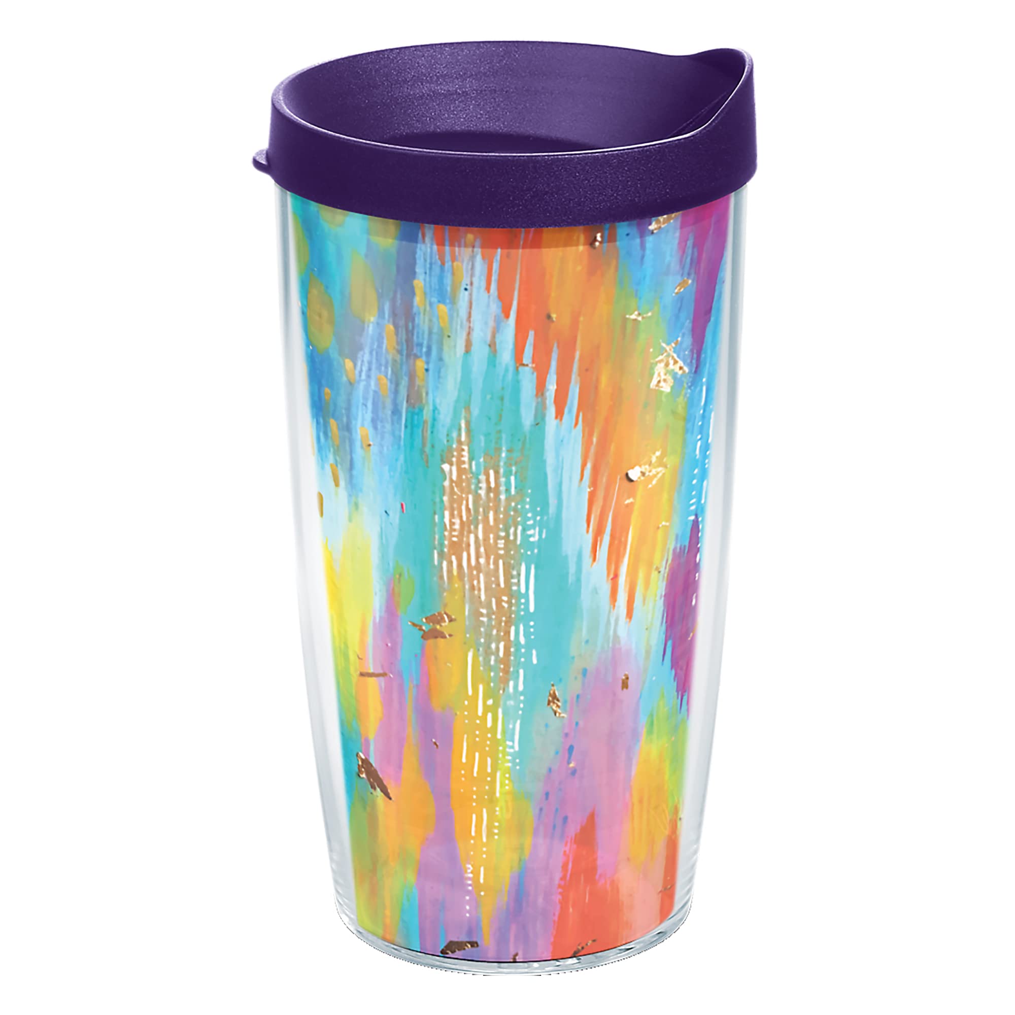 Tervis Ettavee - Brush Strokes Made In Usa Double Walled Insulated Tumbler Travel Cup Keeps Drinks Cold & Hot, 16Oz, Classic