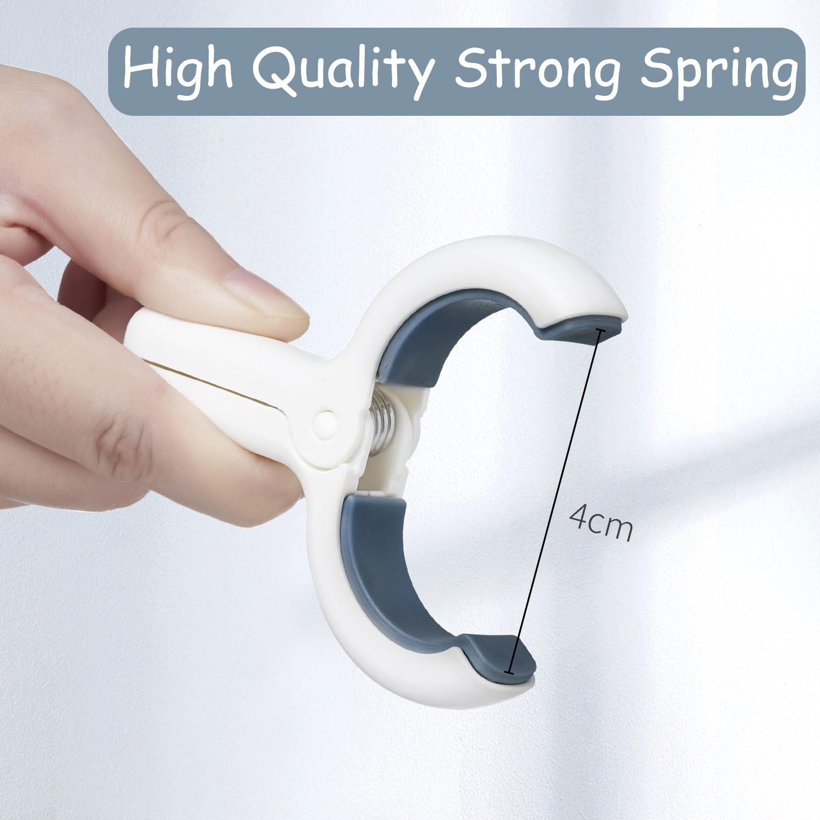 12 Pack Beach Towel Clips With Strong Anti-Rust Springs,Heavy Duty Towel Clips,Plastic Laundry Clothes Pins To Keep Your Towel,