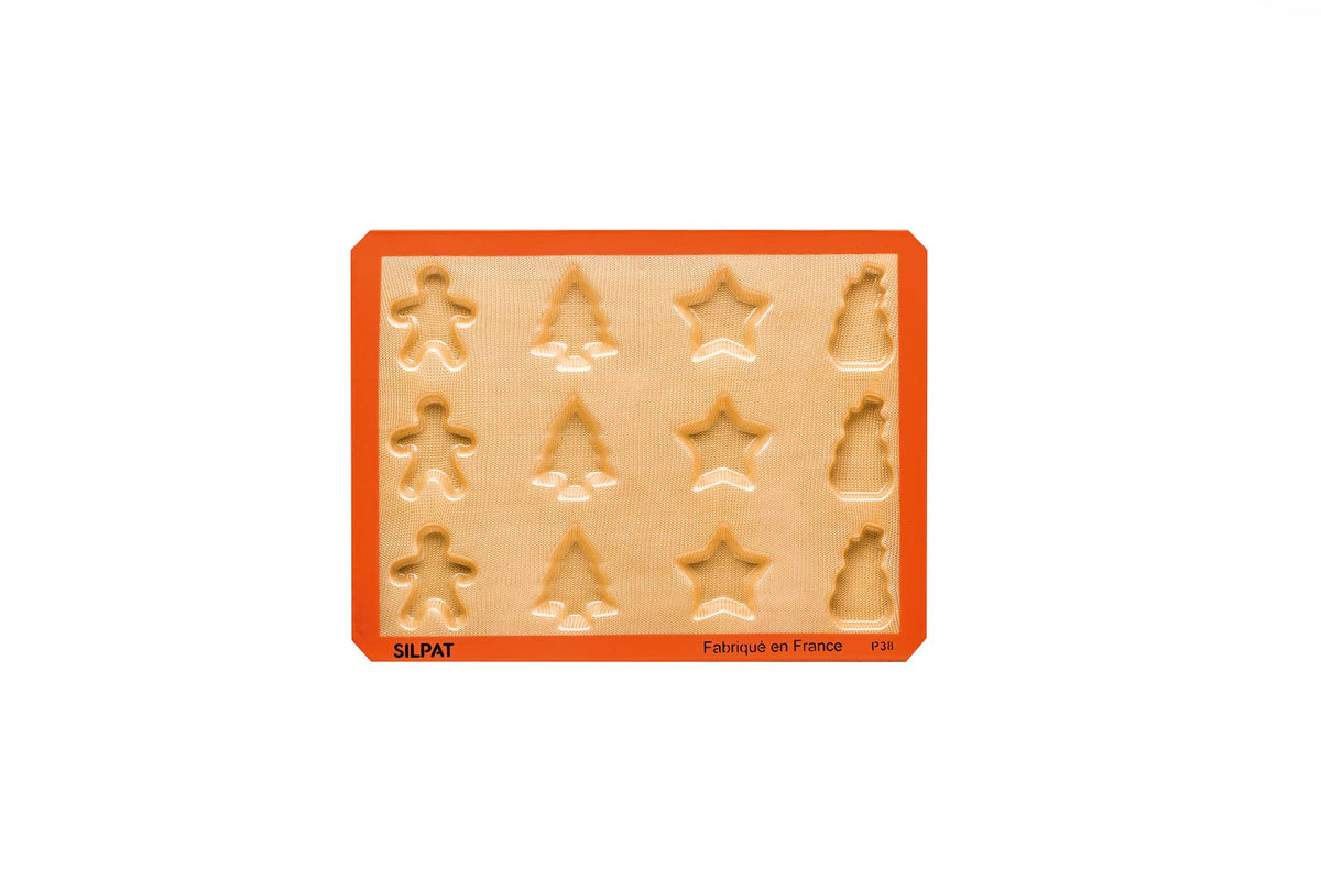 Silpat The Original Holiday Treats Baking Molds, 11 5/8'' X 15 3/4''