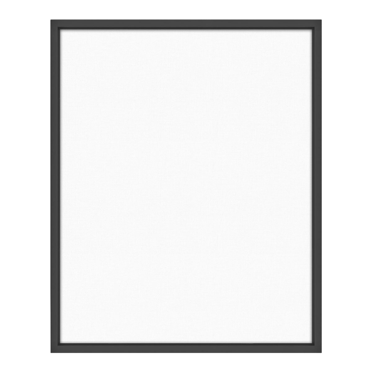 Mcs Floating Frame With Canvas Included, Art Frames For Canvas Paintings With Adhesive Fasteners And Hanging Hardware, Black, 24